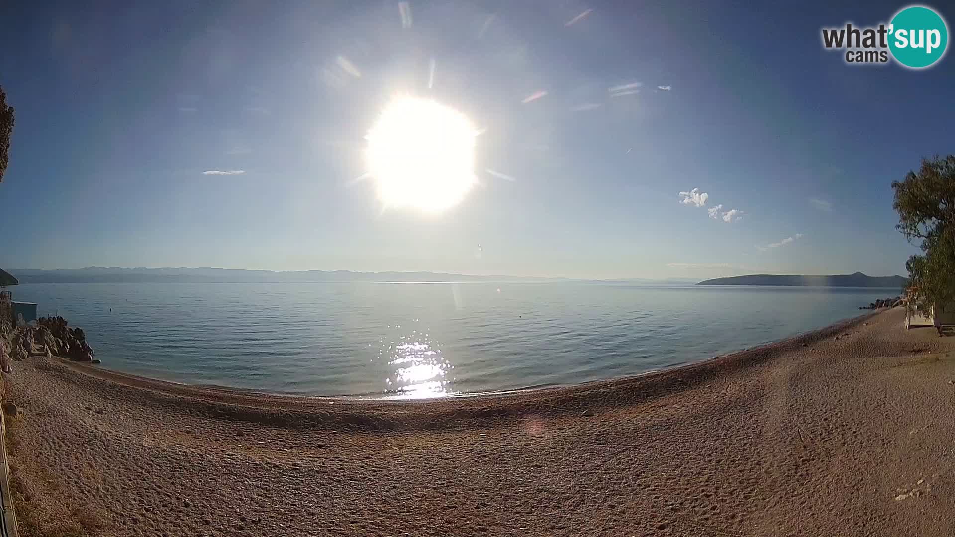 Webcam spiaggia Sv. Ivan | Draga di Moschiena