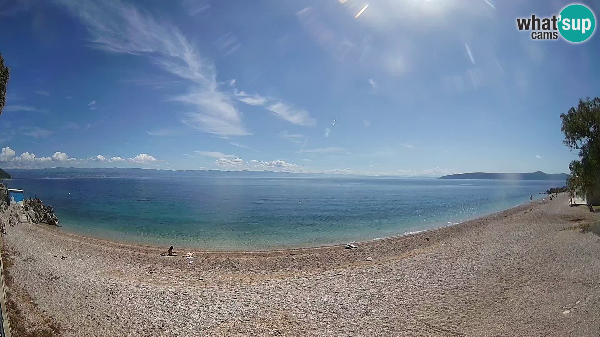 Webcam Sv. Ivan Strand | Mošćenička Draga