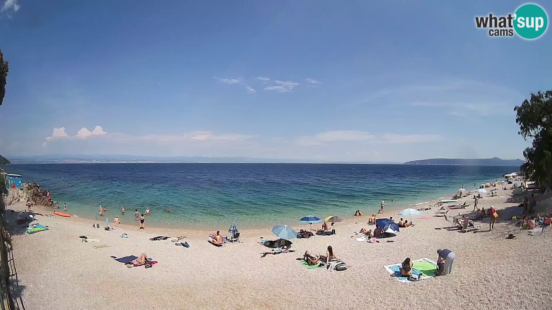 Webcam Sv. Ivan beach | Mošćenička Draga