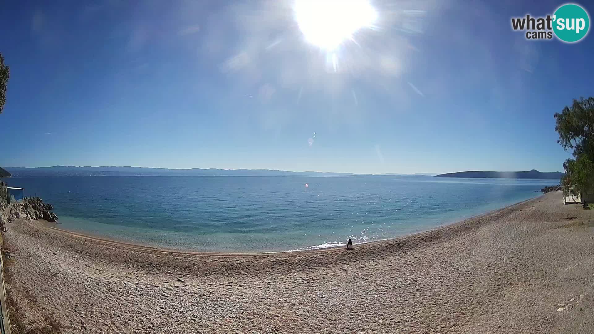Webcam spiaggia Sv. Ivan | Draga di Moschiena