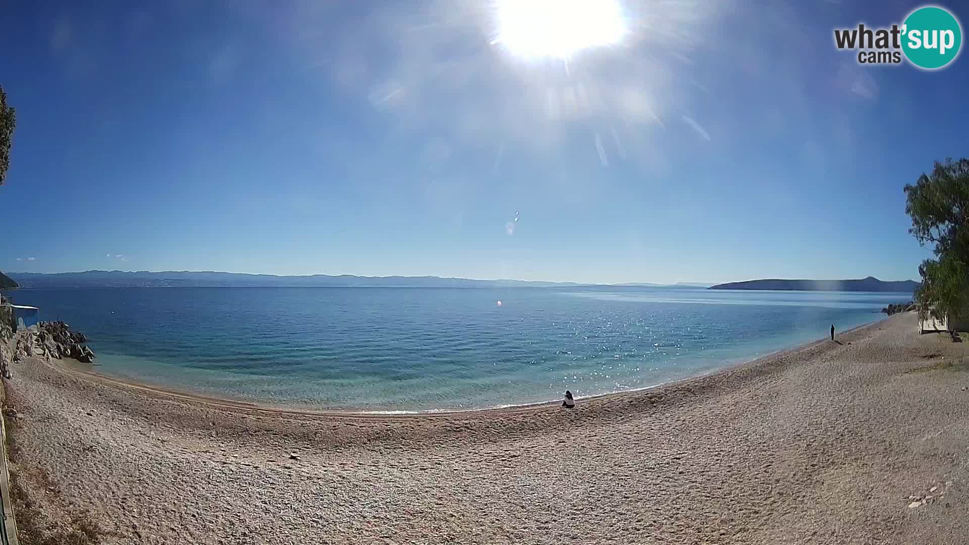 Webcam spiaggia Sv. Ivan | Draga di Moschiena