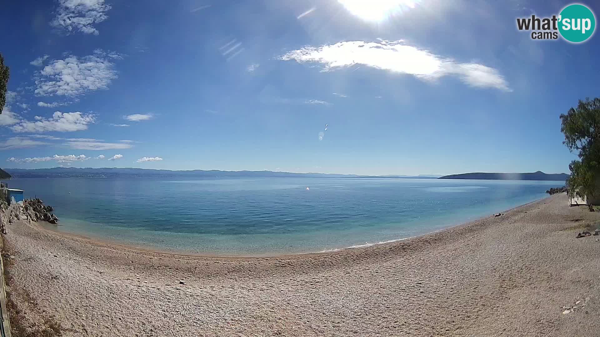 Webcam spiaggia Sv. Ivan | Draga di Moschiena