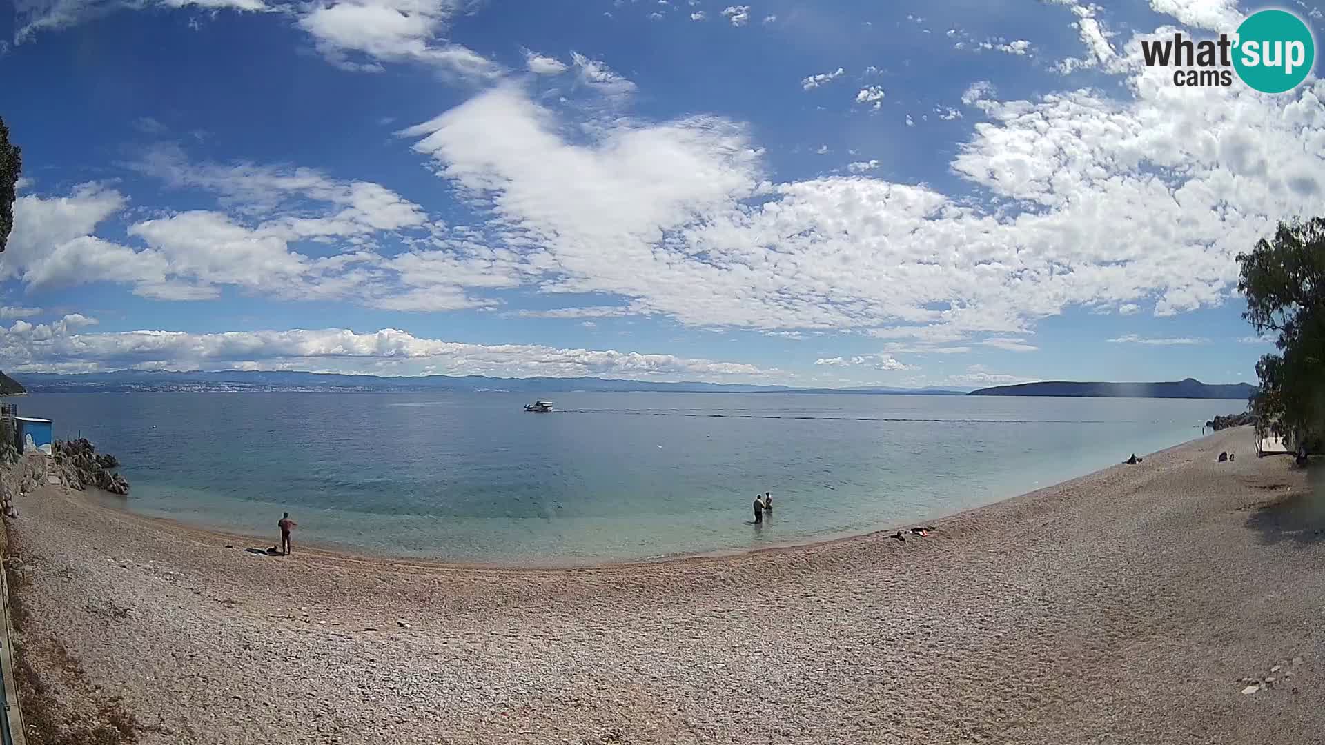 Webcam spiaggia Sv. Ivan | Draga di Moschiena