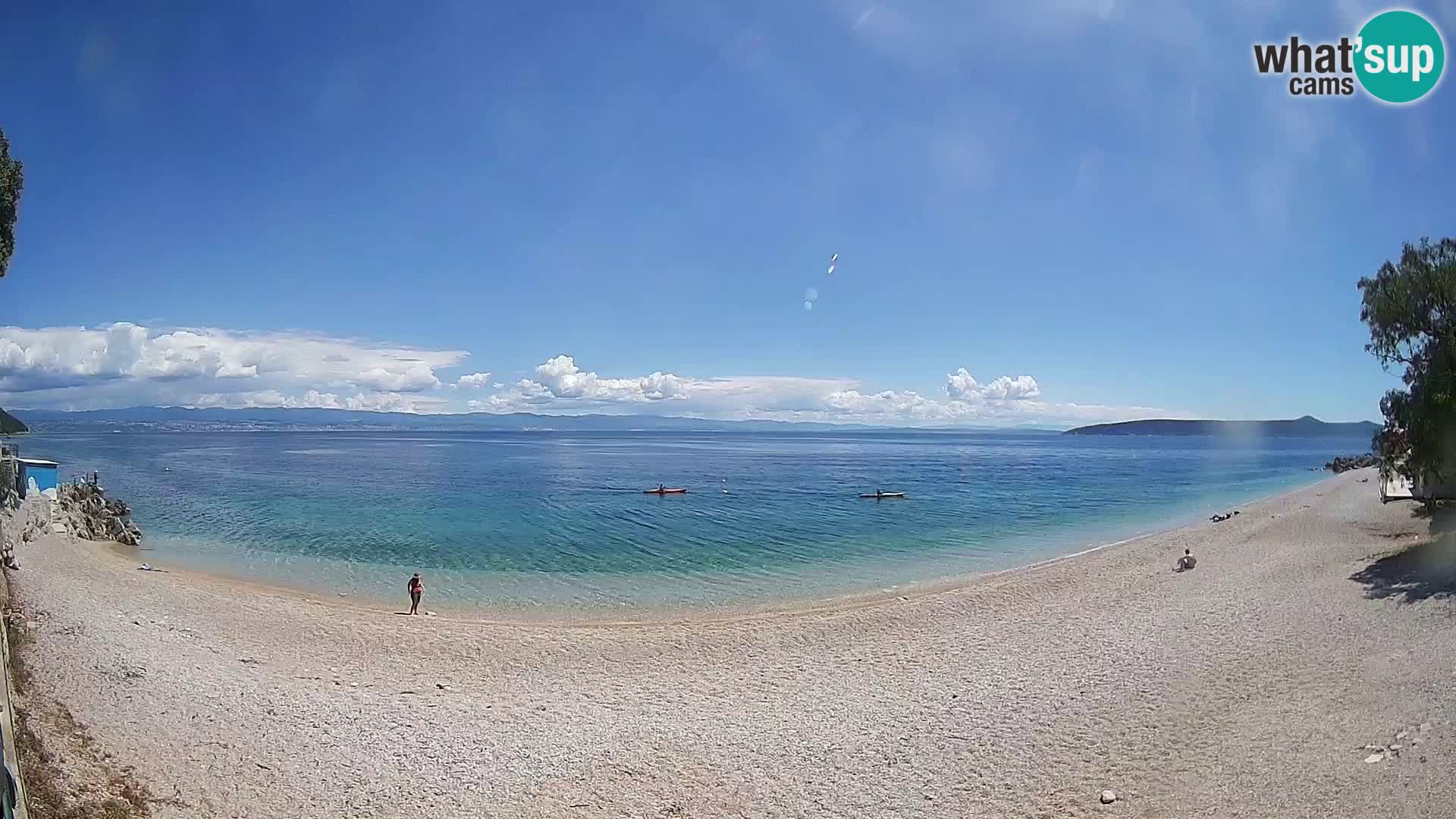 Spletna kamera plaža Sv. Ivan | Mošćenička Draga