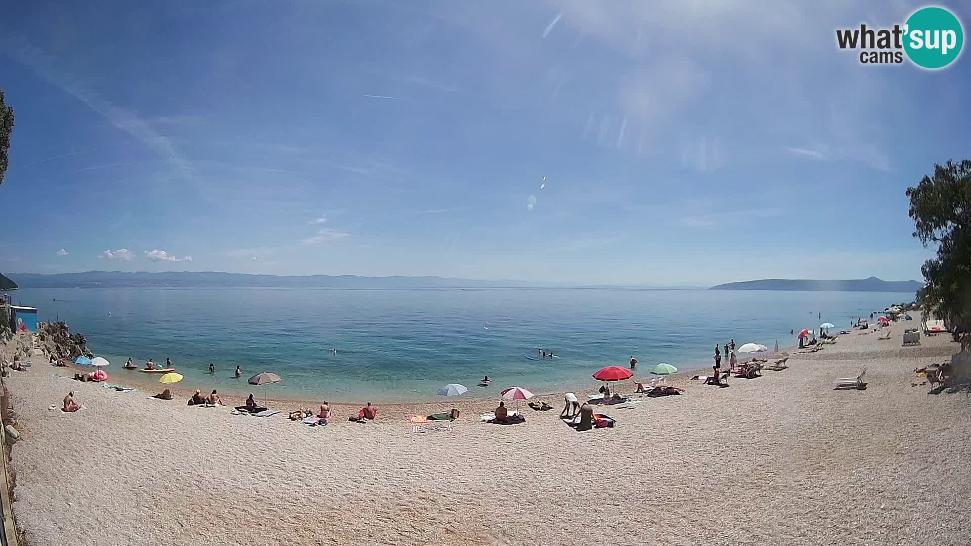 Spletna kamera plaža Sv. Ivan | Mošćenička Draga