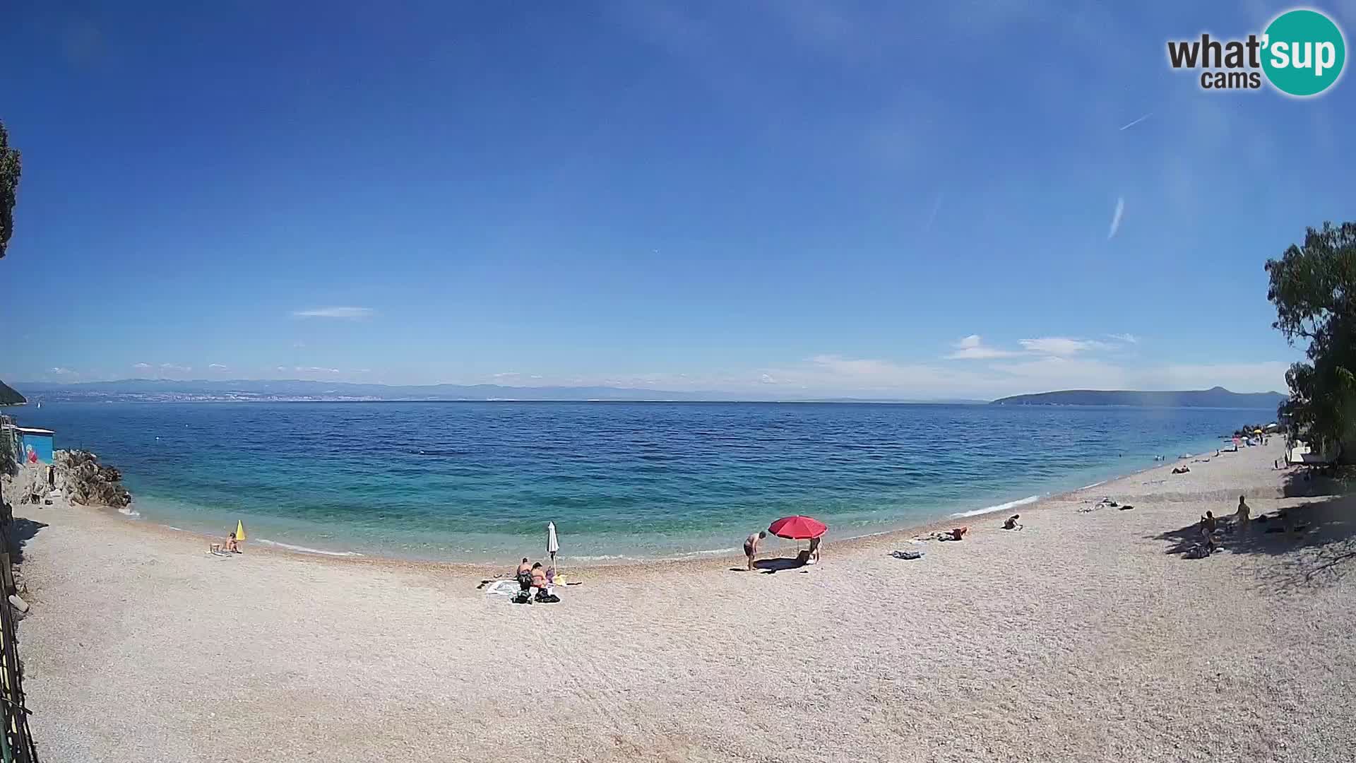 Webcam spiaggia Sv. Ivan | Draga di Moschiena