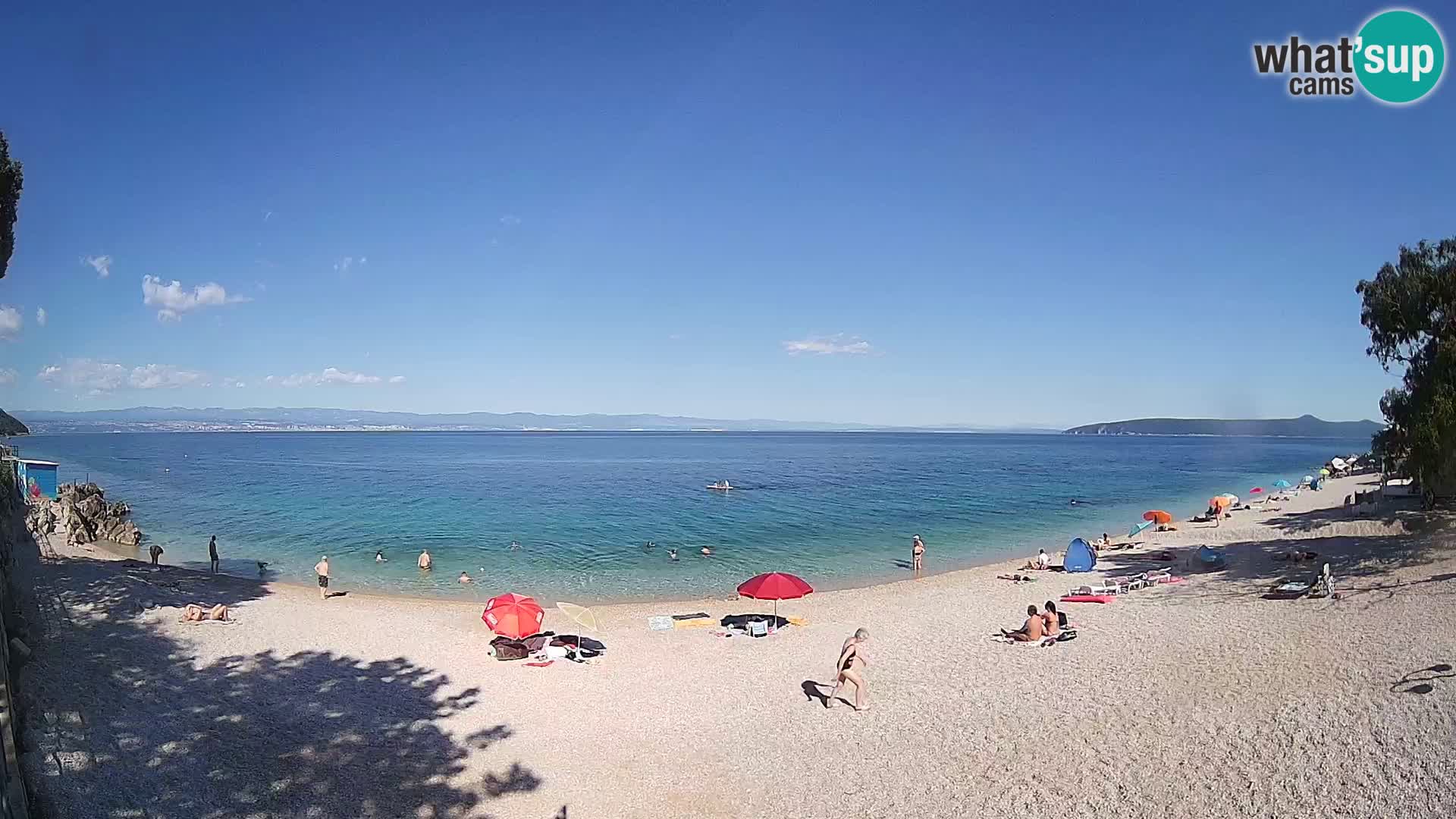 Webcam playa Sv. Ivan | Mošćenička Draga