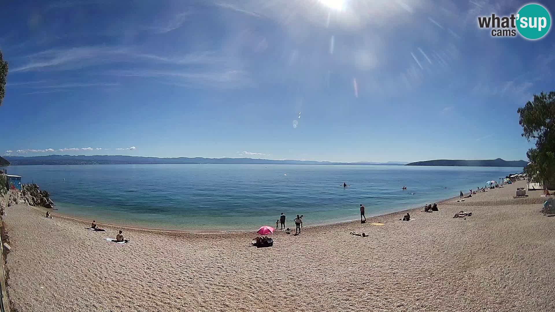 Webcam spiaggia Sv. Ivan | Draga di Moschiena