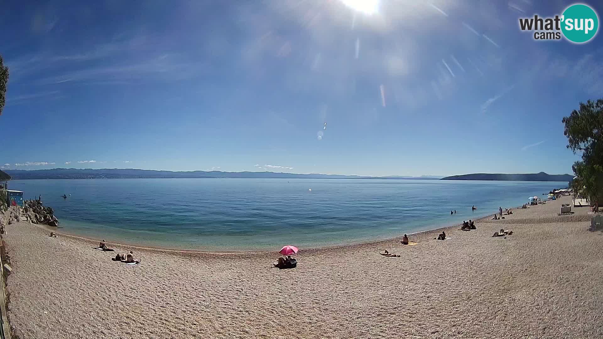 Webcam spiaggia Sv. Ivan | Draga di Moschiena