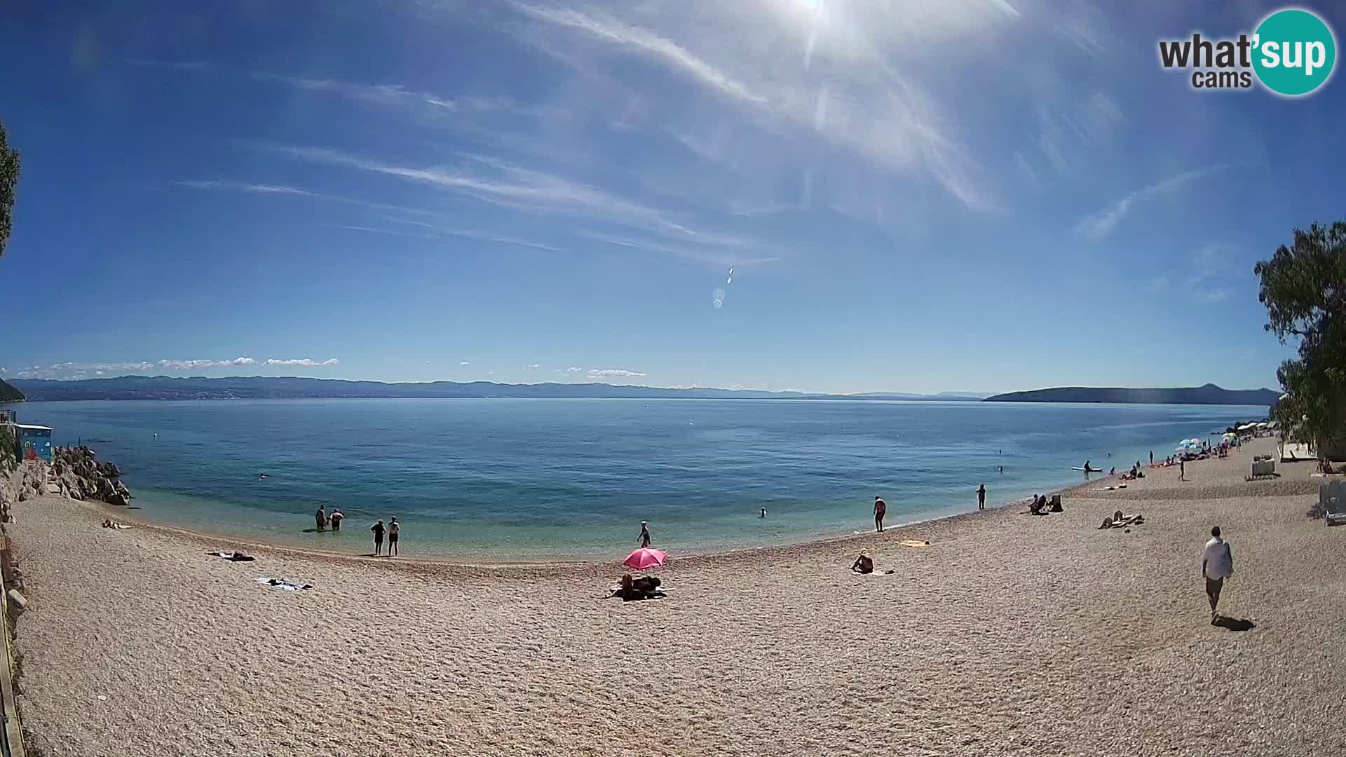 Webcam spiaggia Sv. Ivan | Draga di Moschiena