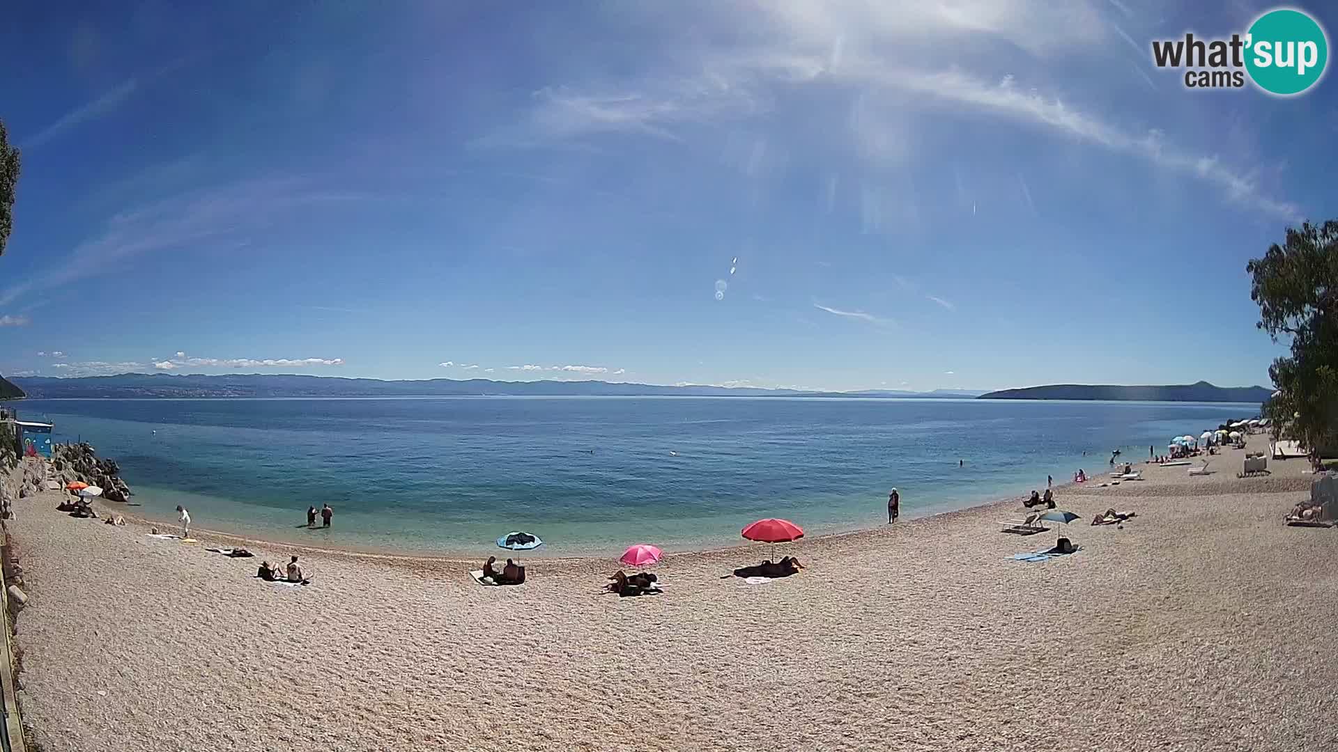 Webcam spiaggia Sv. Ivan | Draga di Moschiena