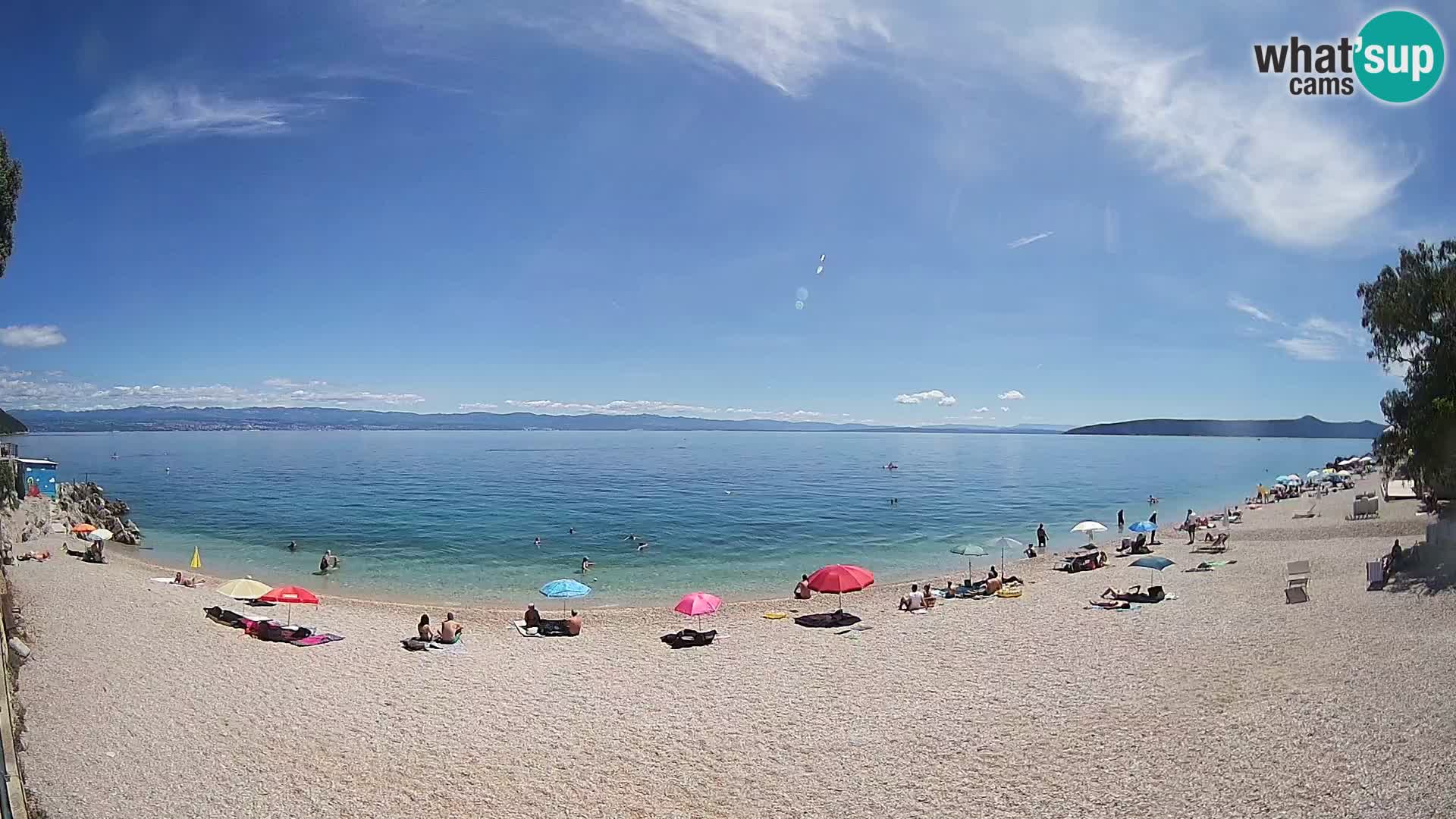 Webcam spiaggia Sv. Ivan | Draga di Moschiena