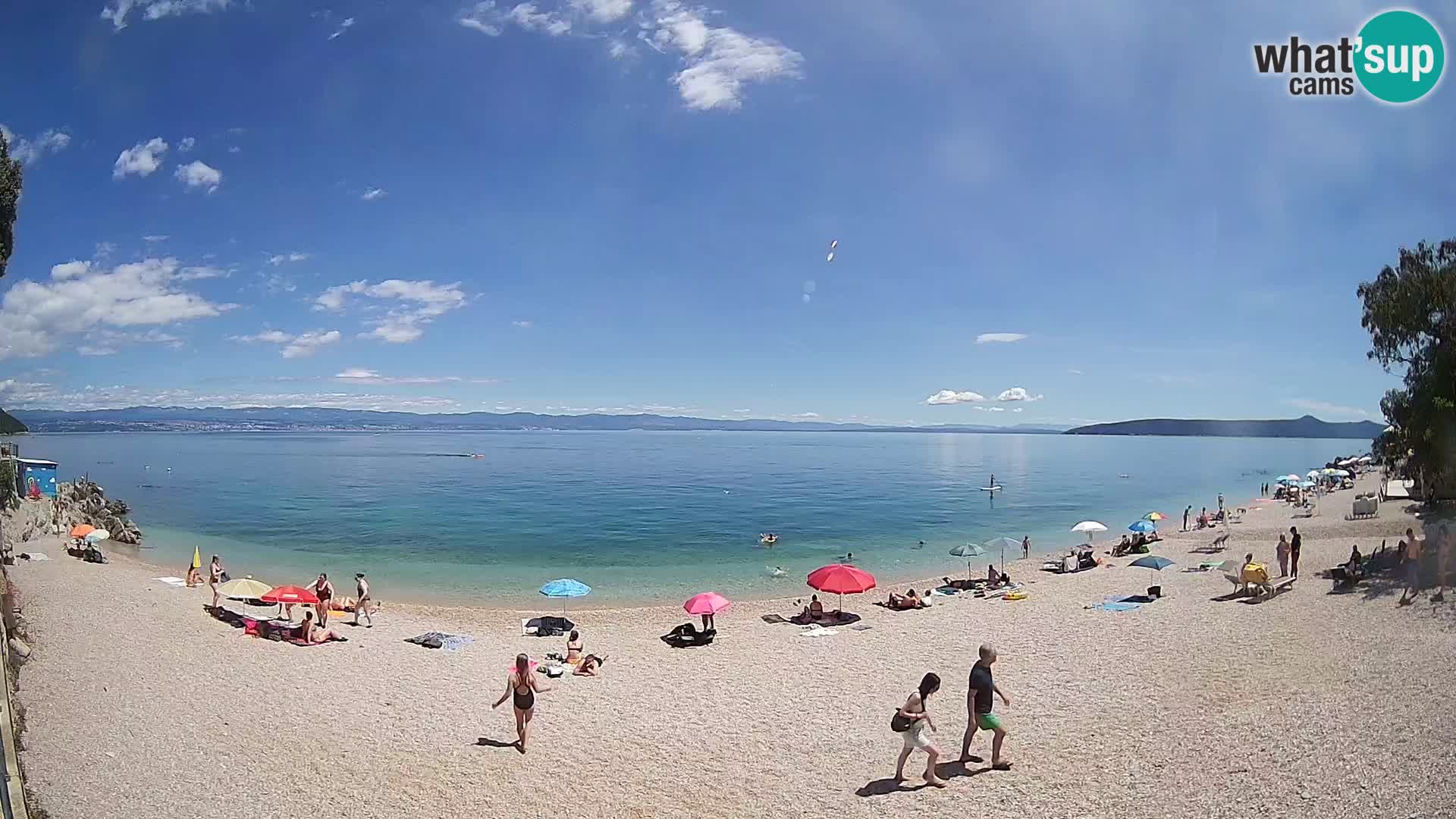 Webcam spiaggia Sv. Ivan | Draga di Moschiena