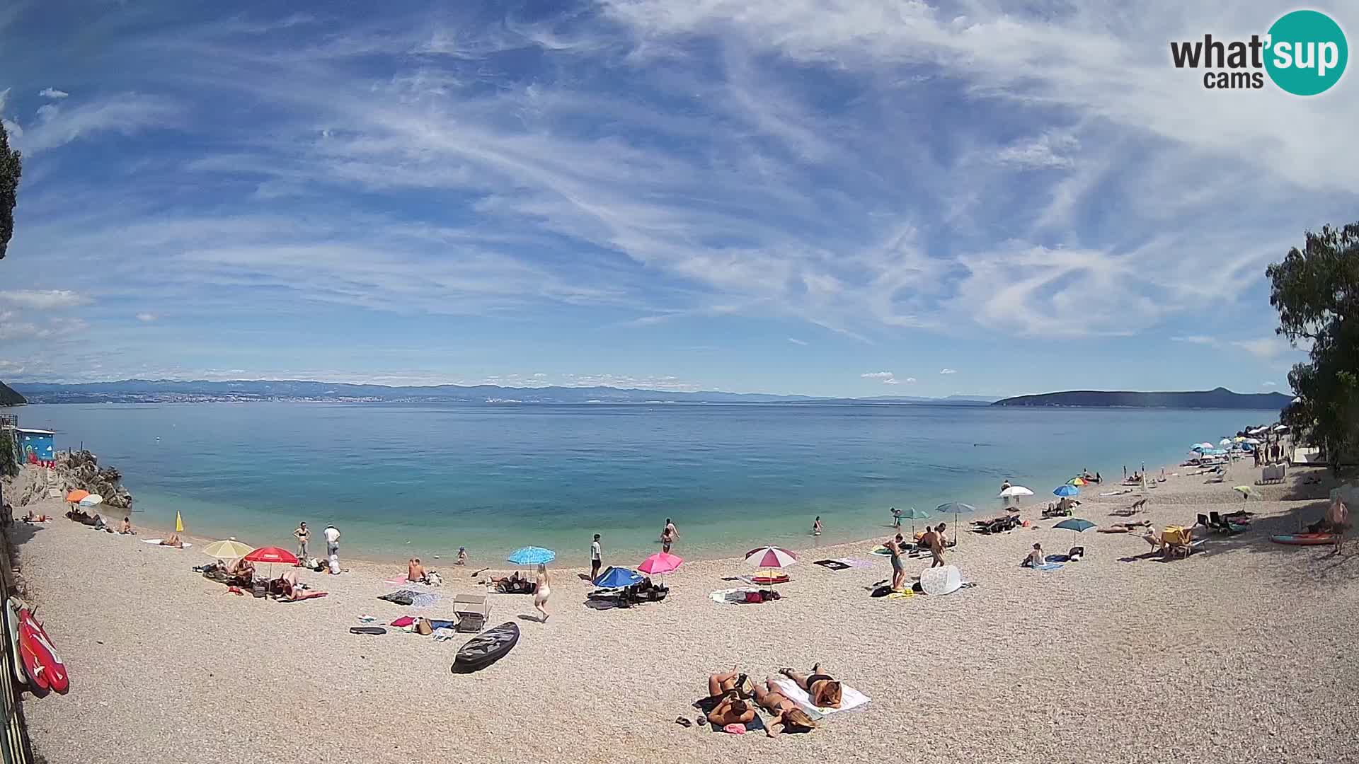 Livecam plage Sv. Ivan | Mošćenička Draga
