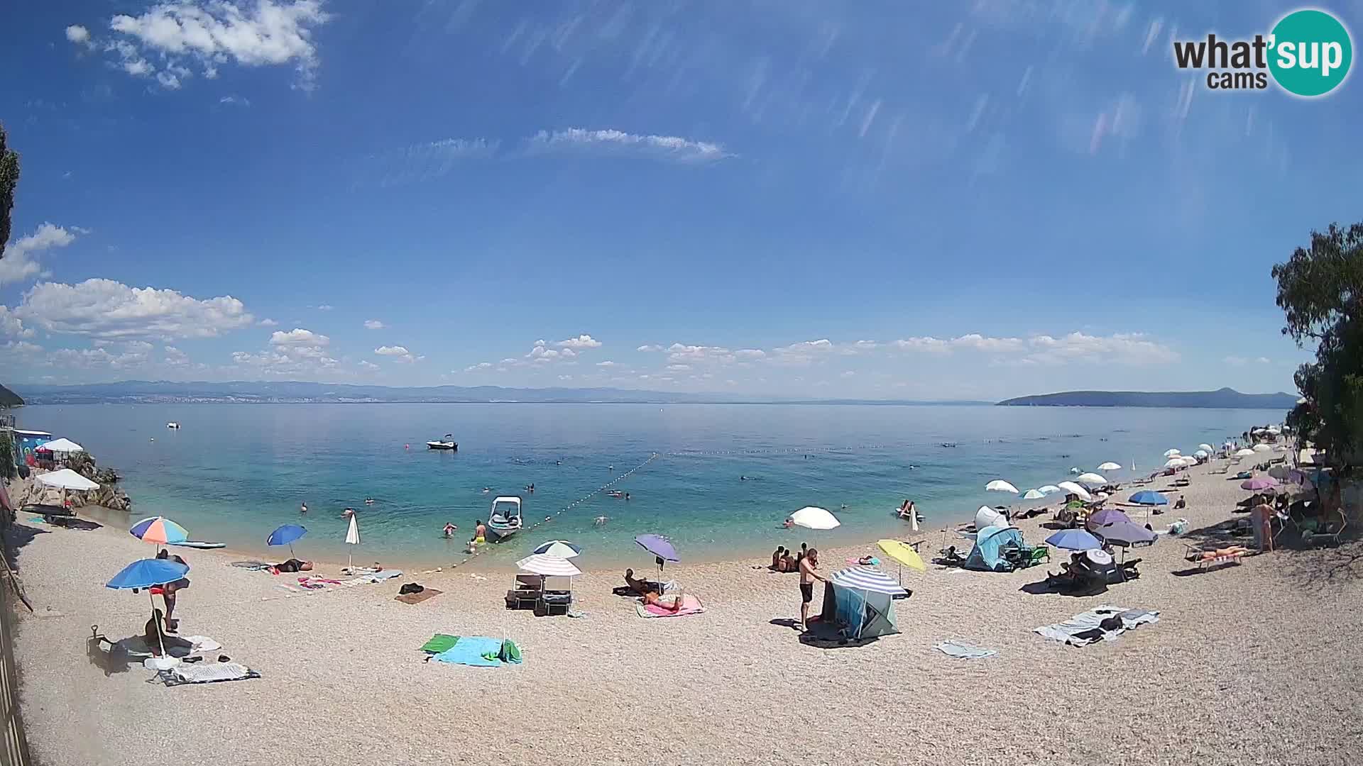 Webcam spiaggia Sv. Ivan | Draga di Moschiena