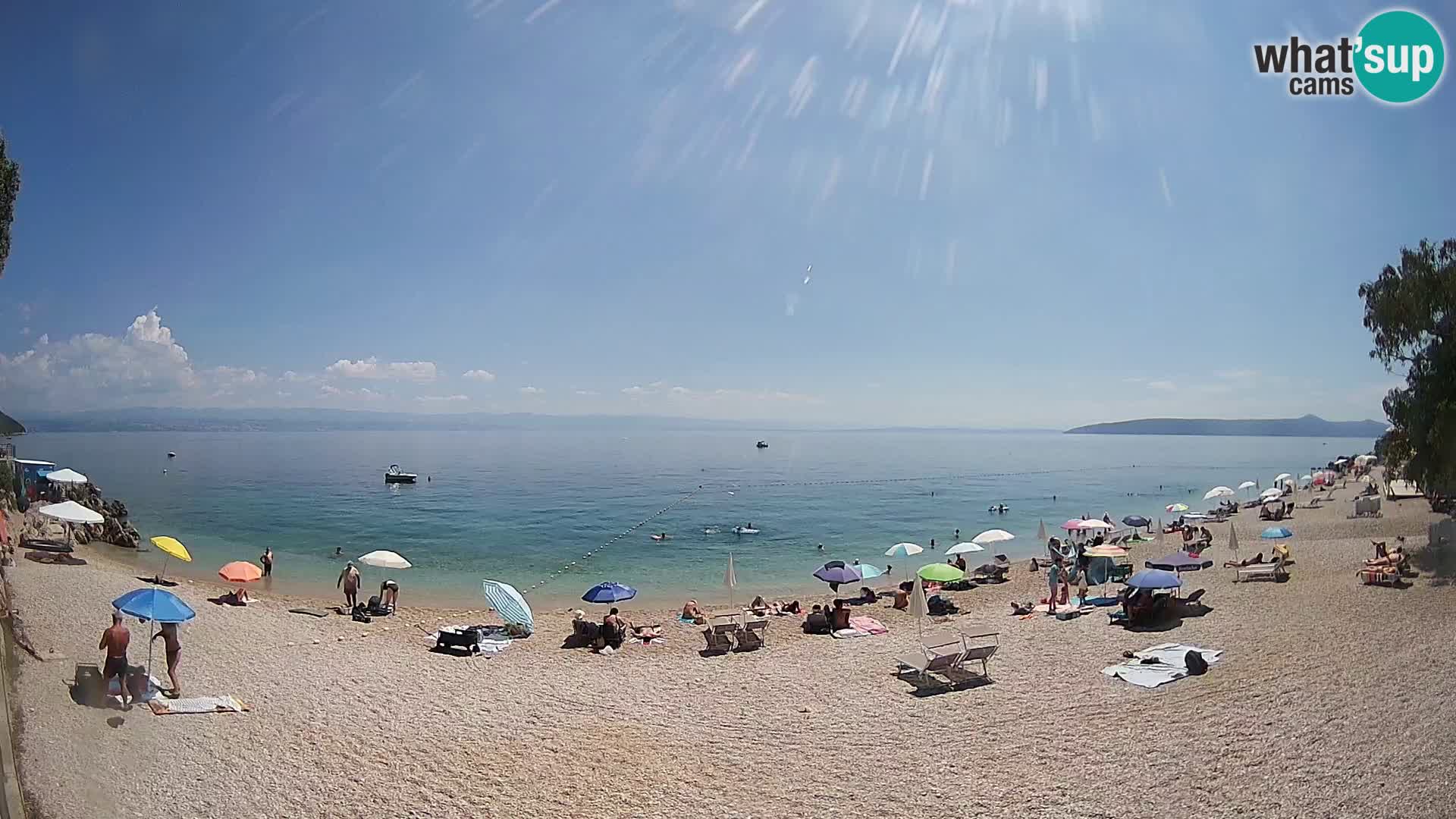 Webcam spiaggia Sv. Ivan | Draga di Moschiena