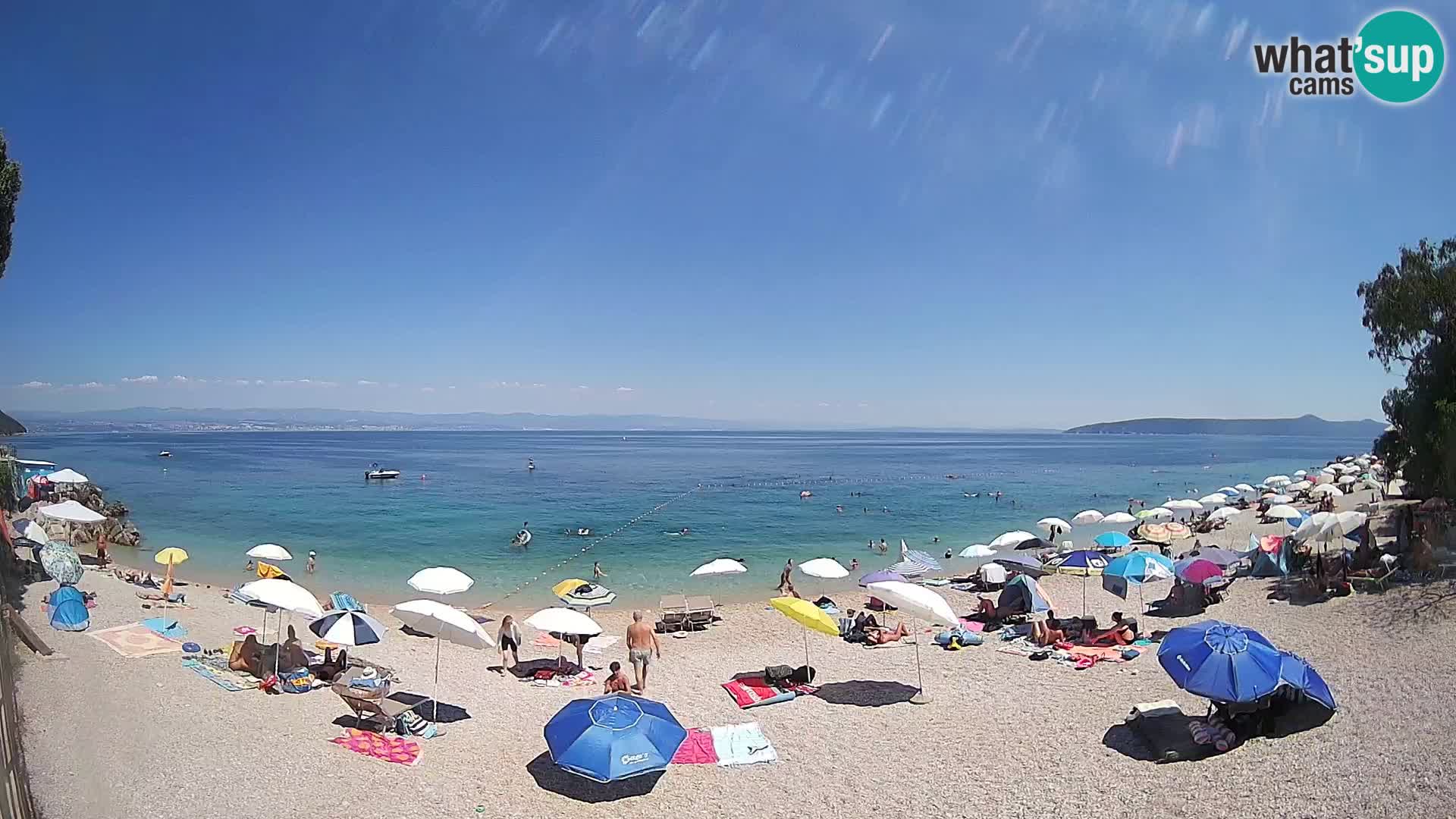 Webcam spiaggia Sv. Ivan | Draga di Moschiena