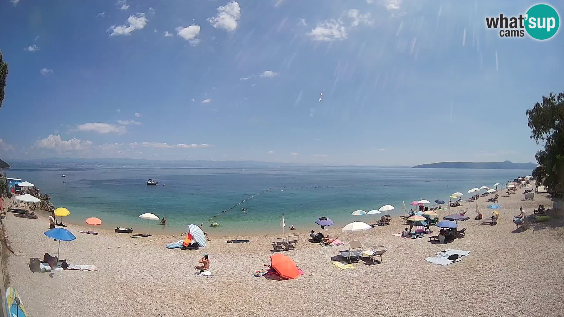 Spletna kamera plaža Sv. Ivan | Mošćenička Draga