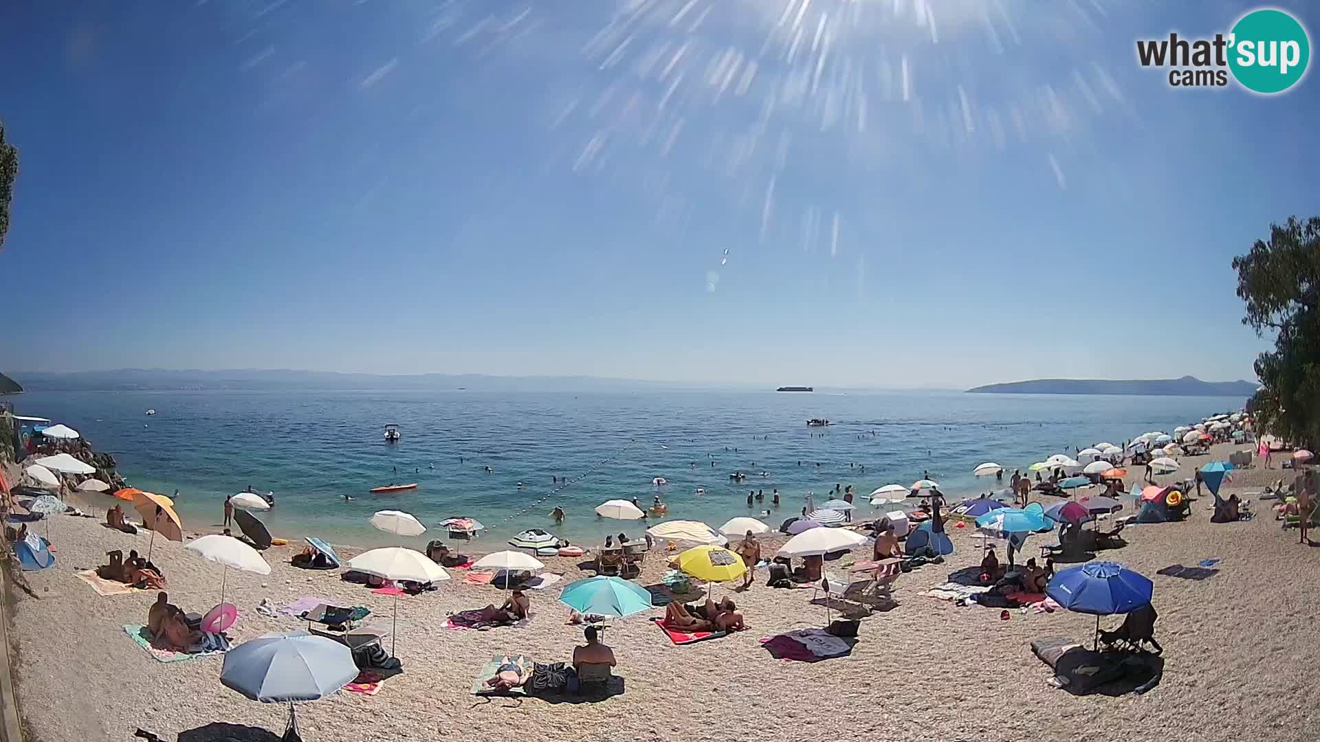 Spletna kamera plaža Sv. Ivan | Mošćenička Draga