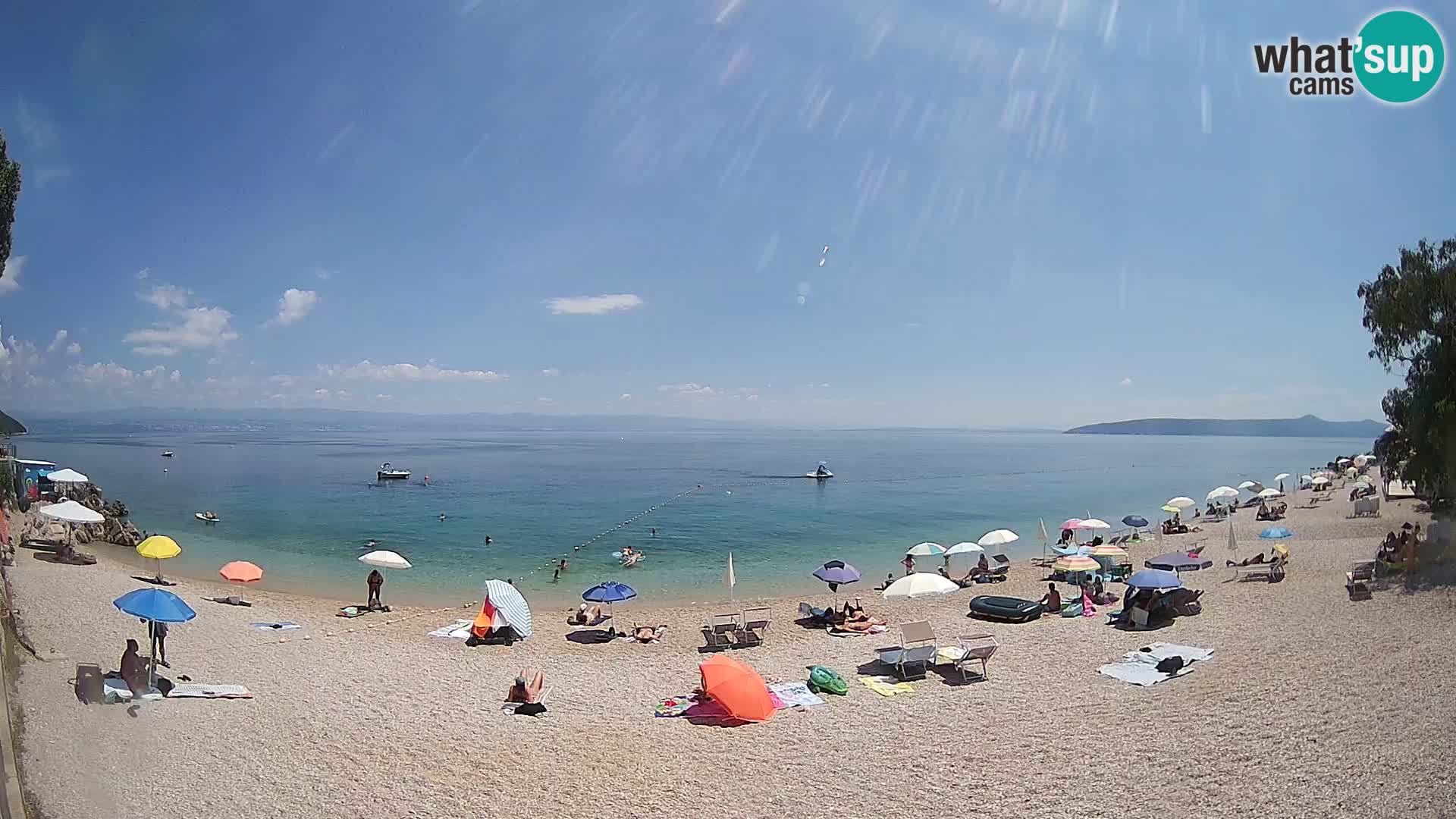 Spletna kamera plaža Sv. Ivan | Mošćenička Draga
