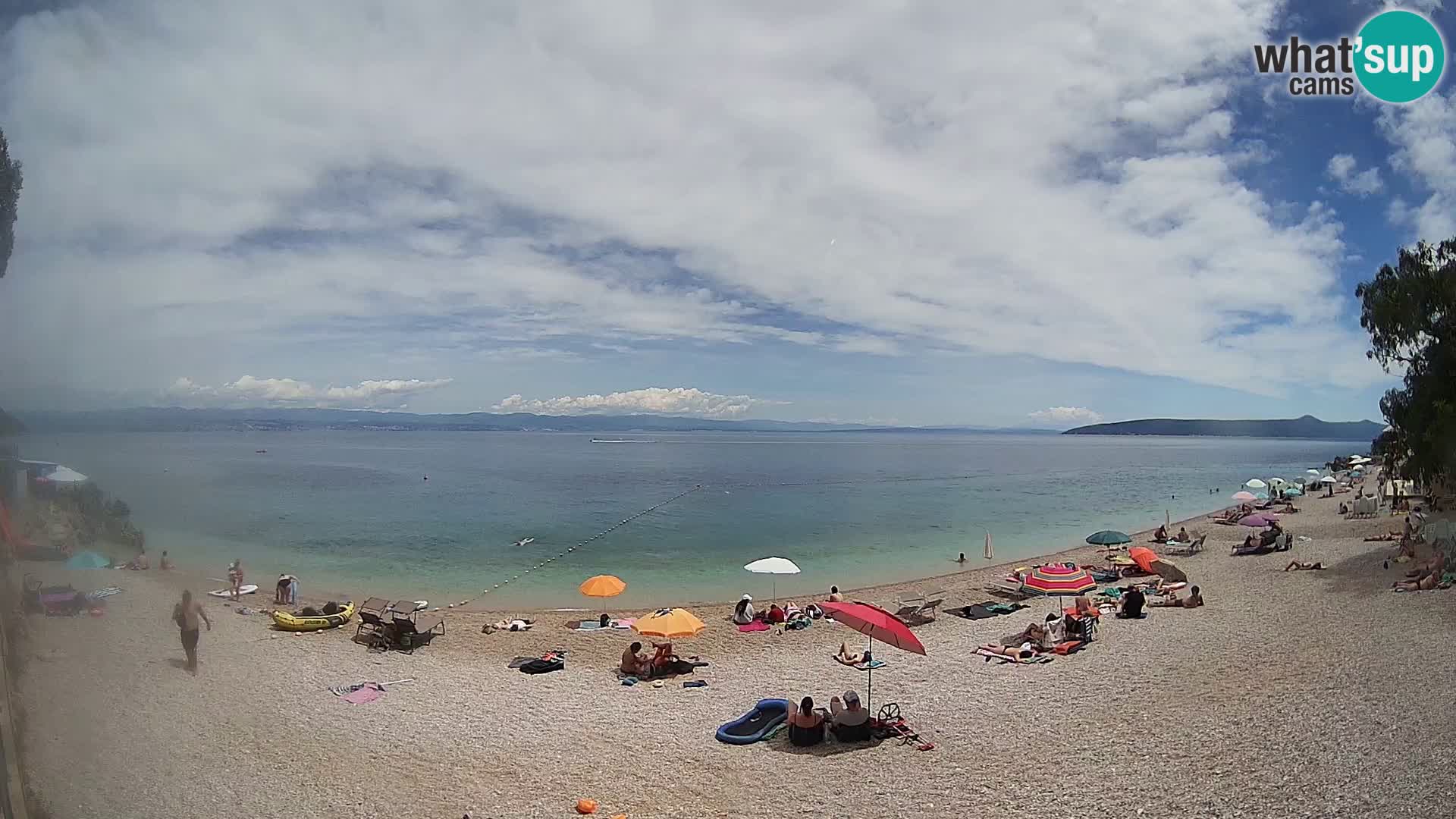 Webcam spiaggia Sv. Ivan | Draga di Moschiena