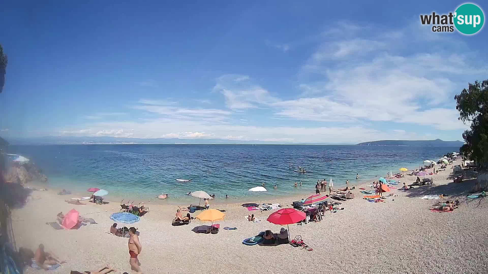 Webcam spiaggia Sv. Ivan | Draga di Moschiena