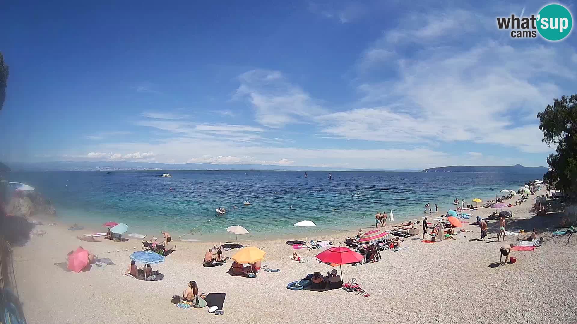 Webcam Sv. Ivan beach | Mošćenička Draga