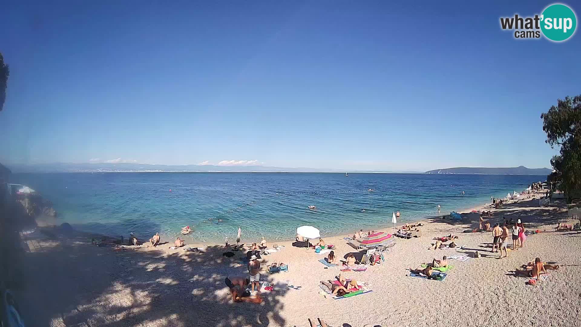 Webcam spiaggia Sv. Ivan | Draga di Moschiena