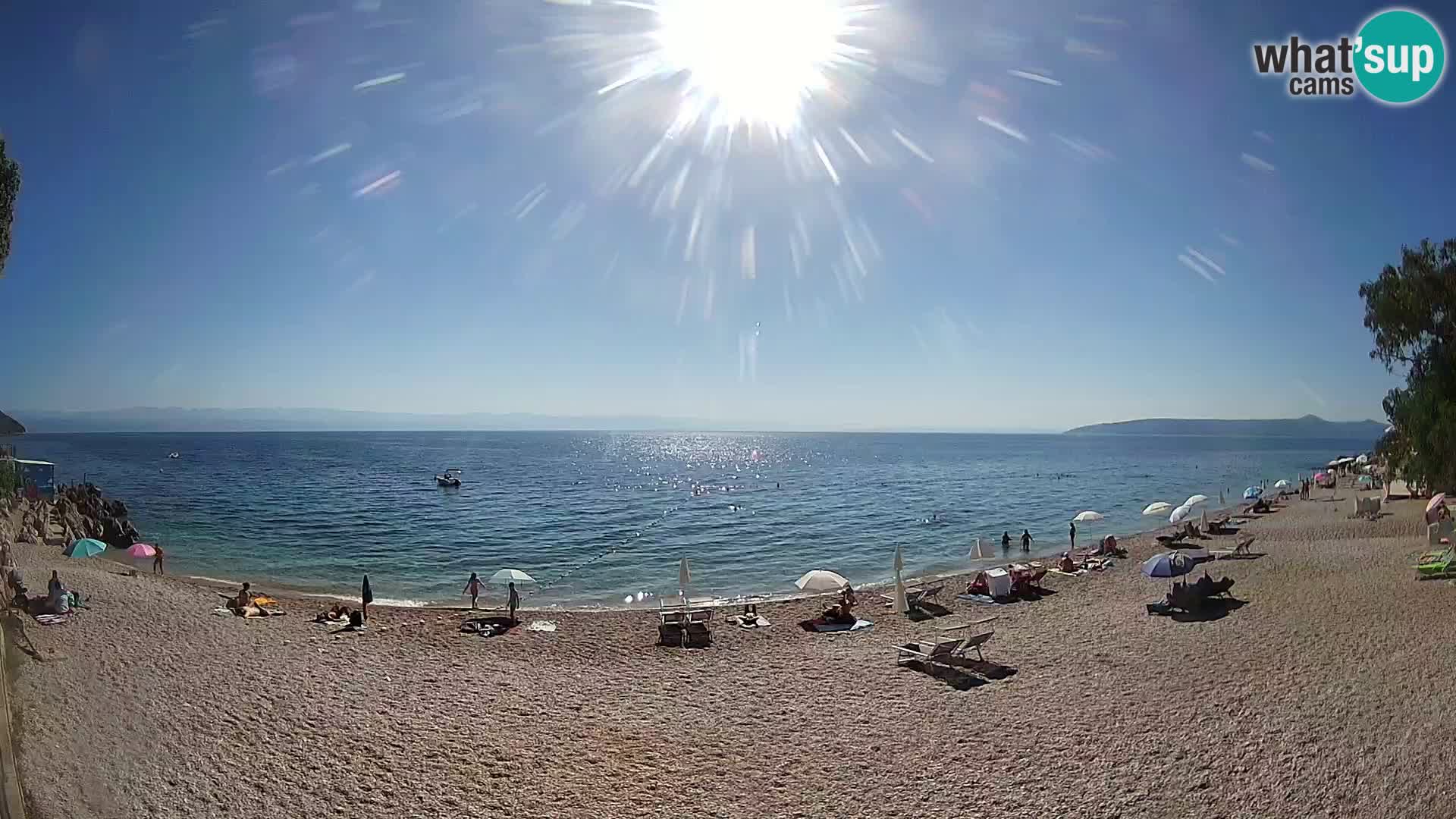 Webcam Sv. Ivan beach | Mošćenička Draga