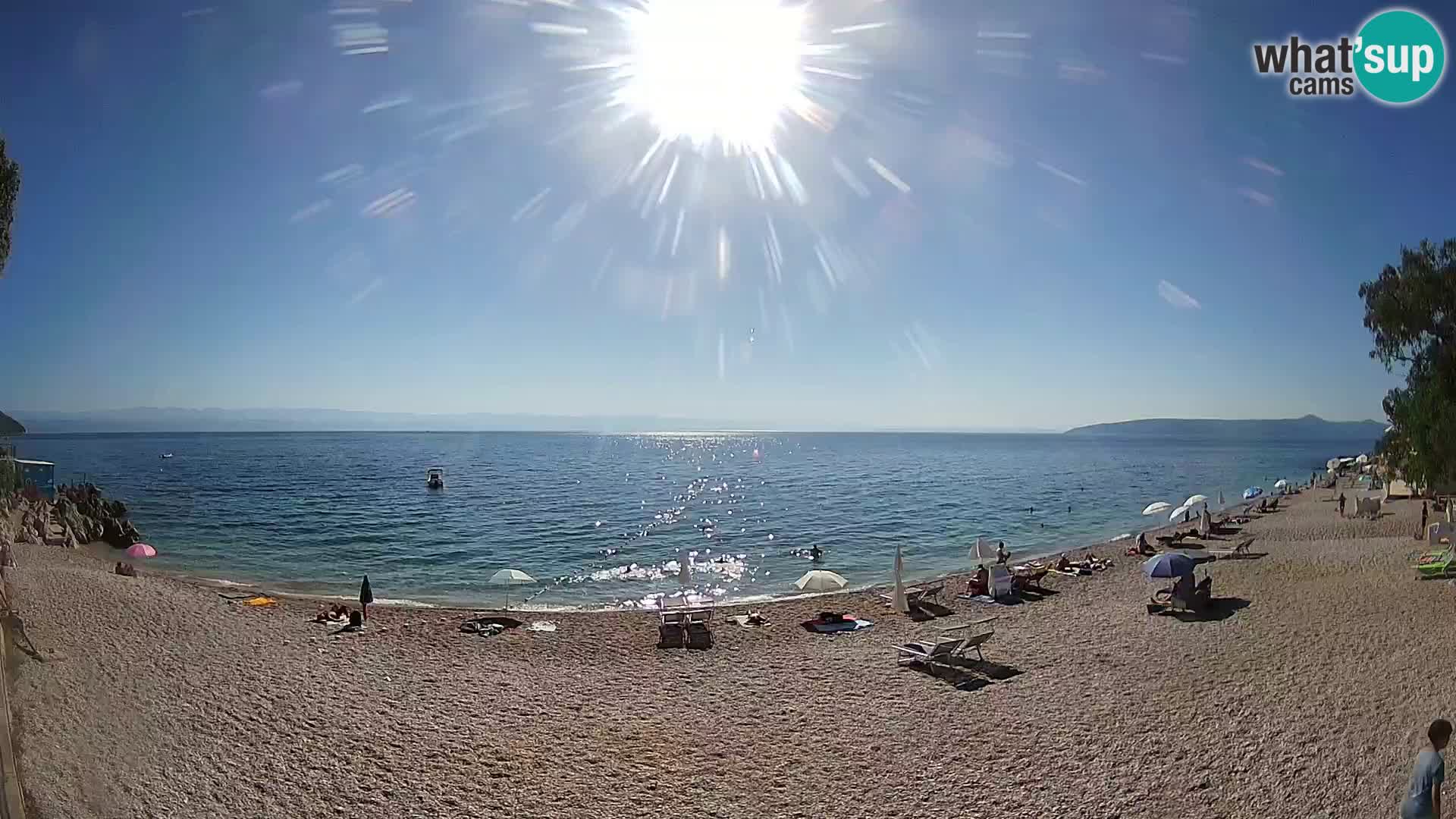 Webcam Sv. Ivan beach | Mošćenička Draga