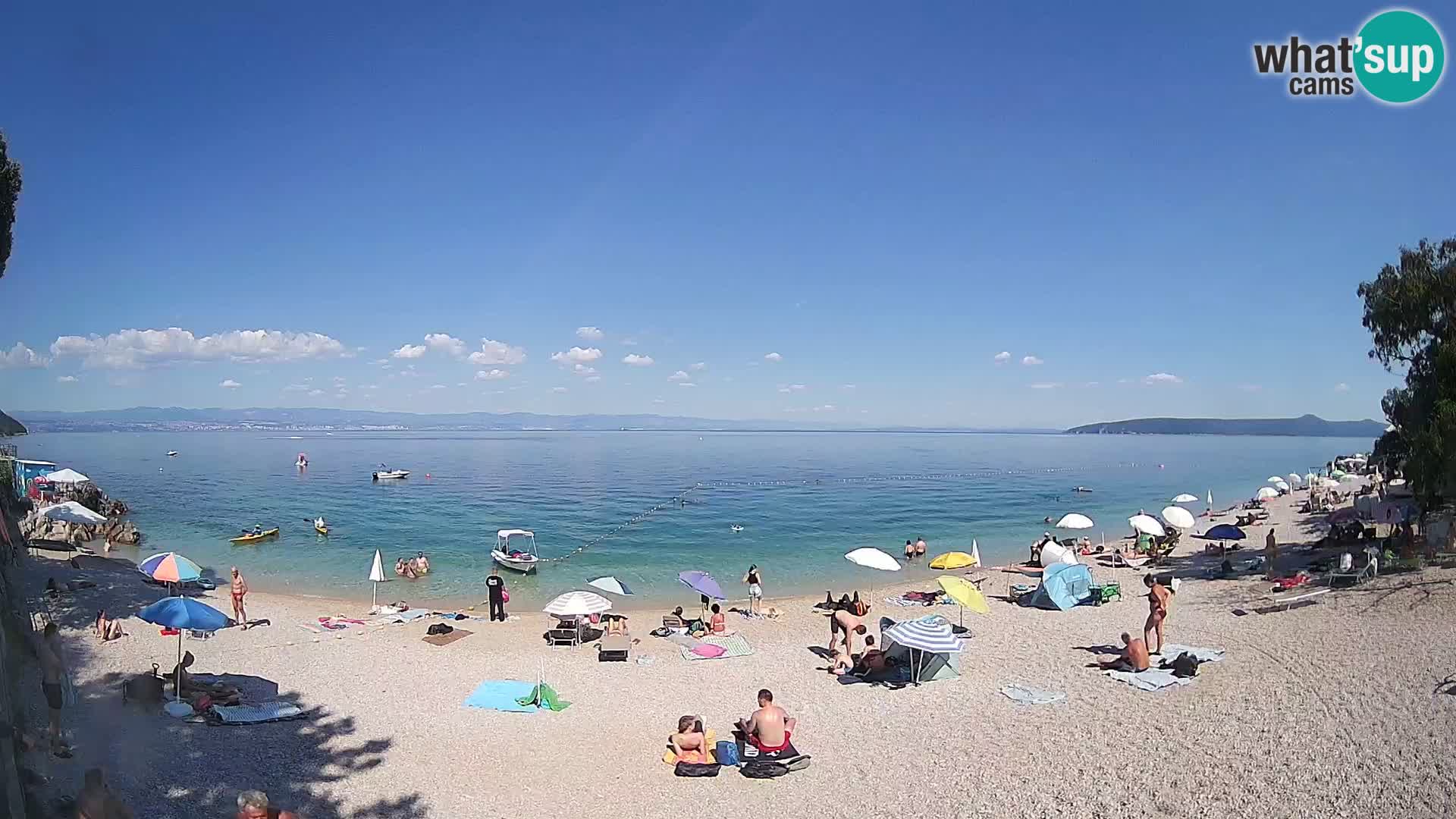 Webcam spiaggia Sv. Ivan | Draga di Moschiena