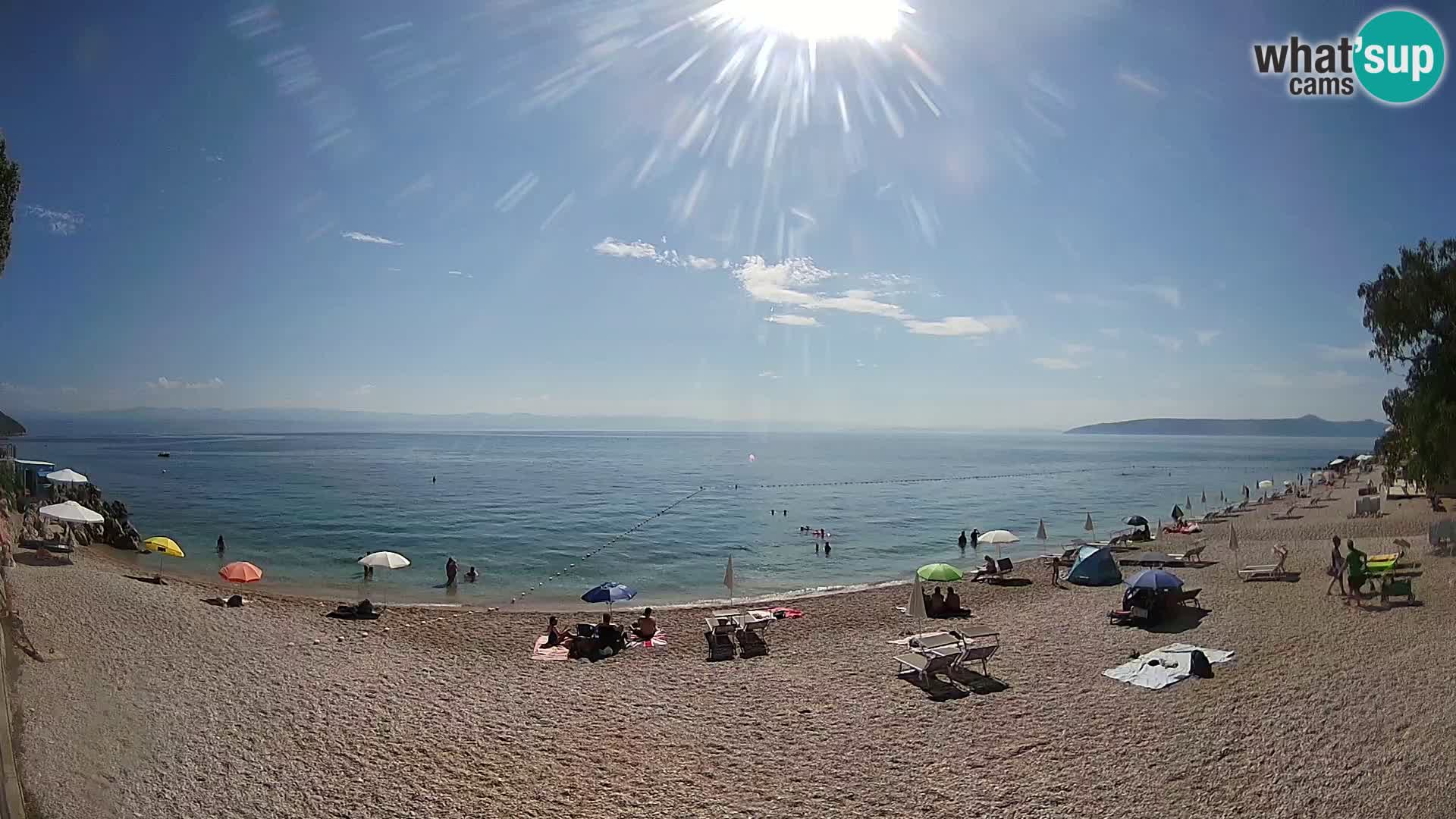 Webcam spiaggia Sv. Ivan | Draga di Moschiena