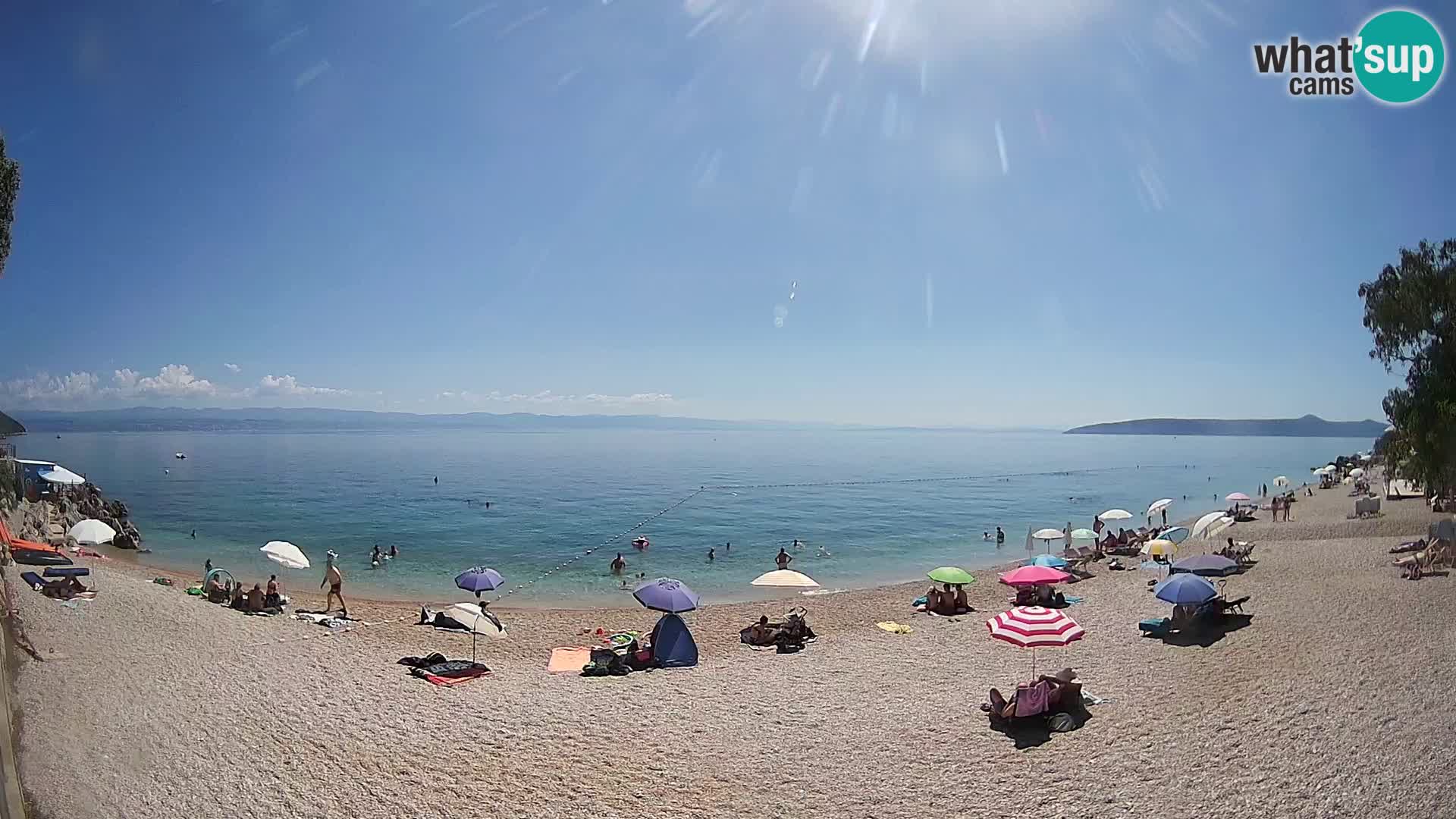Webcam spiaggia Sv. Ivan | Draga di Moschiena