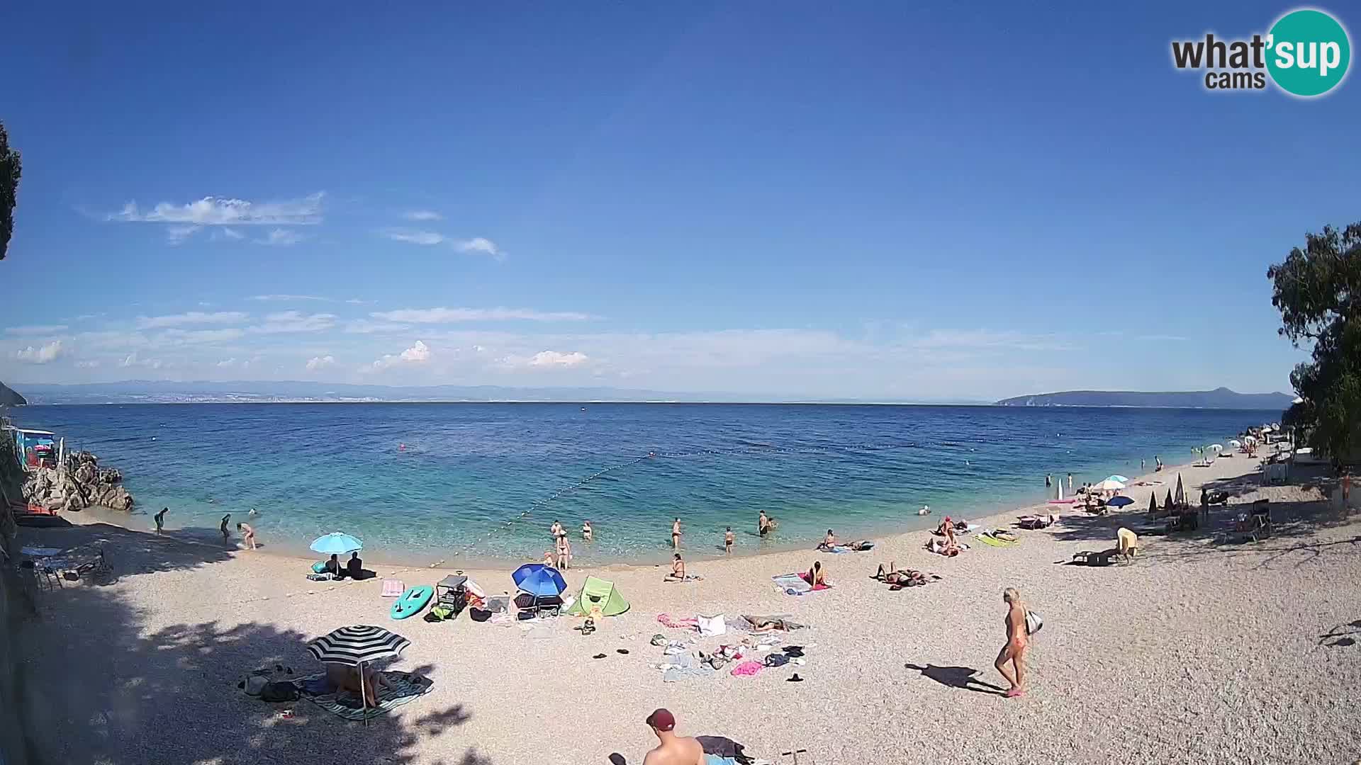 Webcam playa Sv. Ivan | Mošćenička Draga