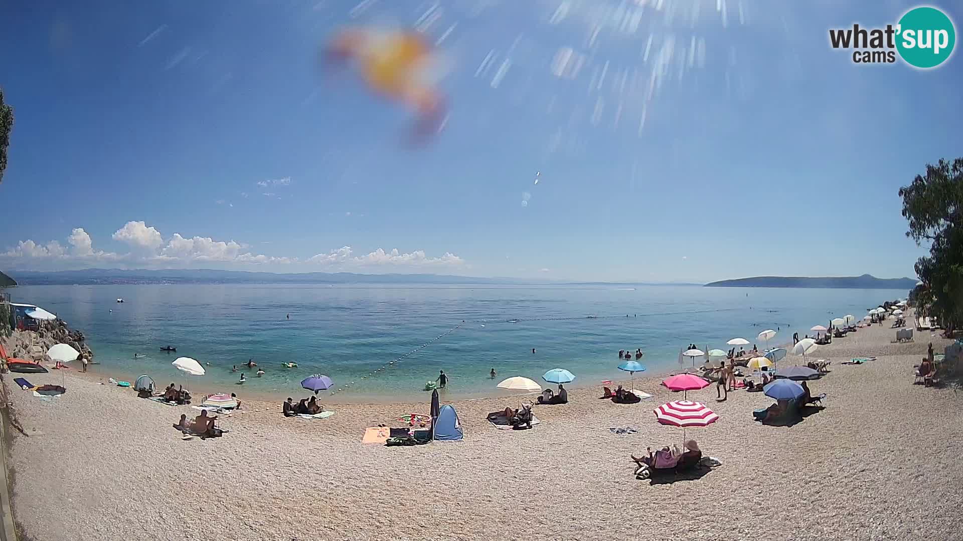 Webcam Sv. Ivan beach | Mošćenička Draga