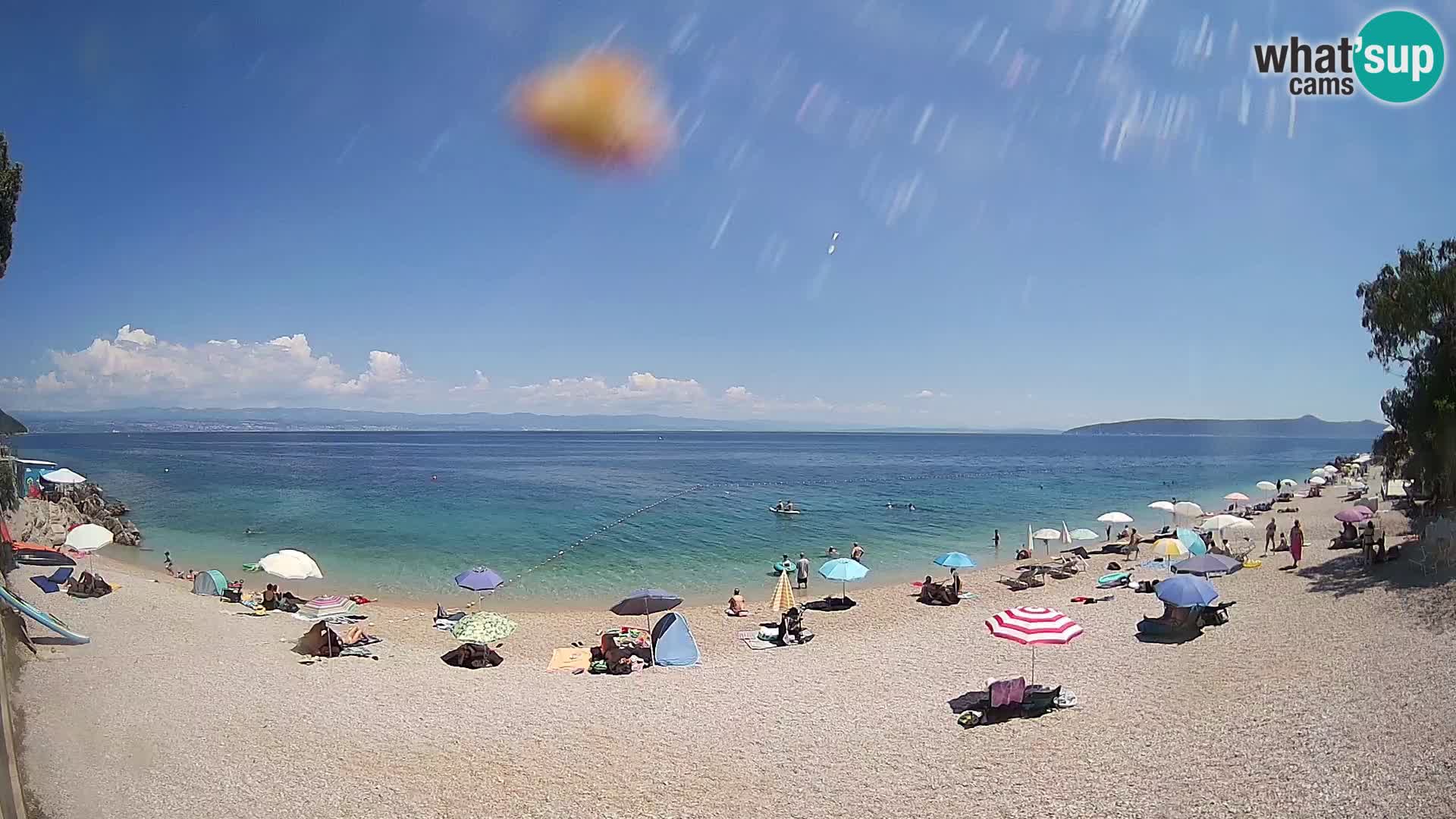 Webcam Sv. Ivan beach | Mošćenička Draga