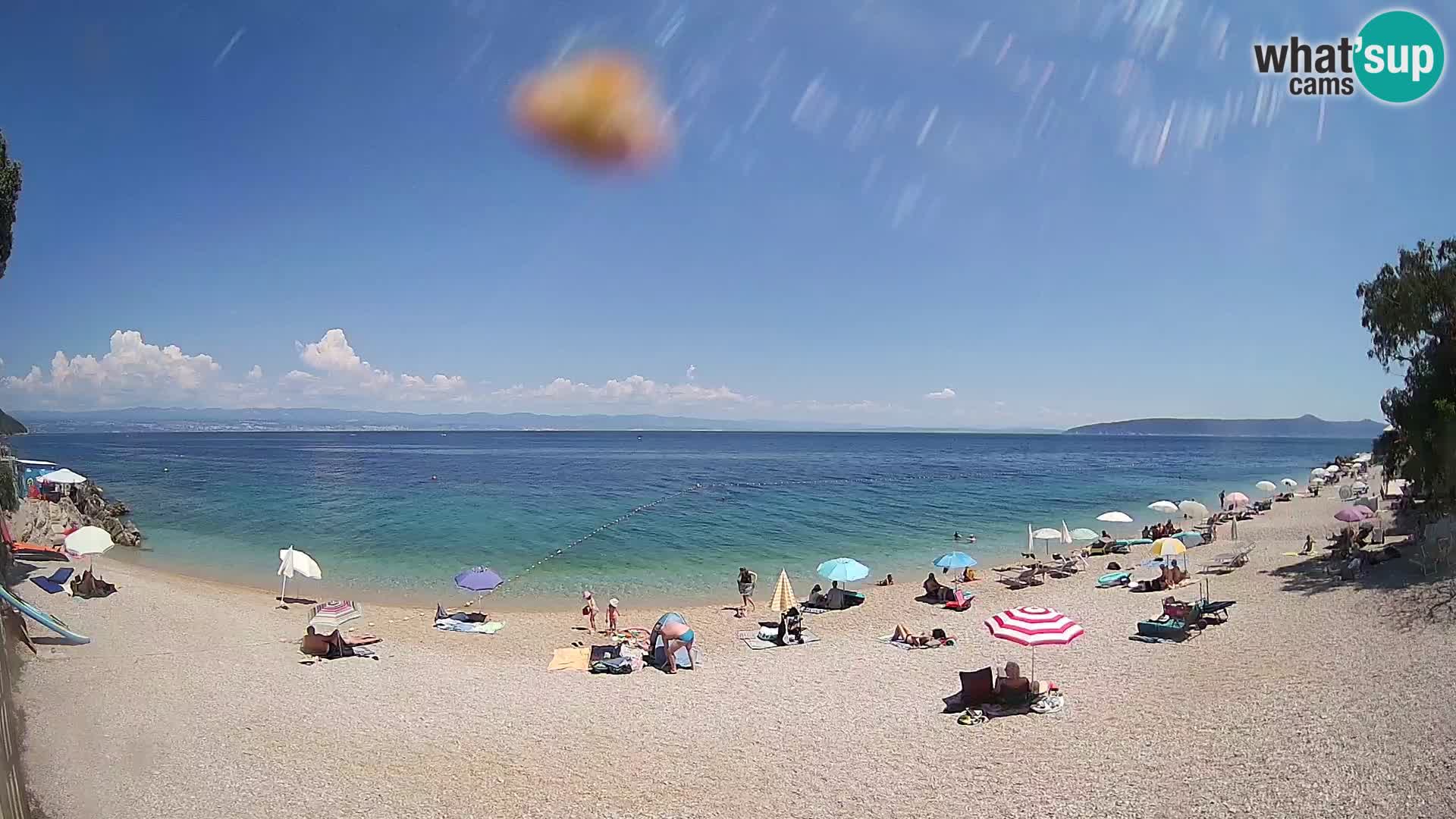 Webcam spiaggia Sv. Ivan | Draga di Moschiena