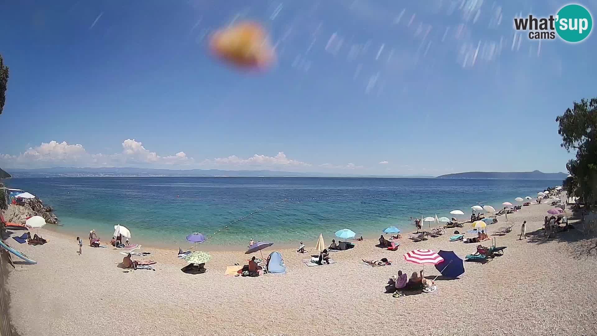 Spletna kamera plaža Sv. Ivan | Mošćenička Draga