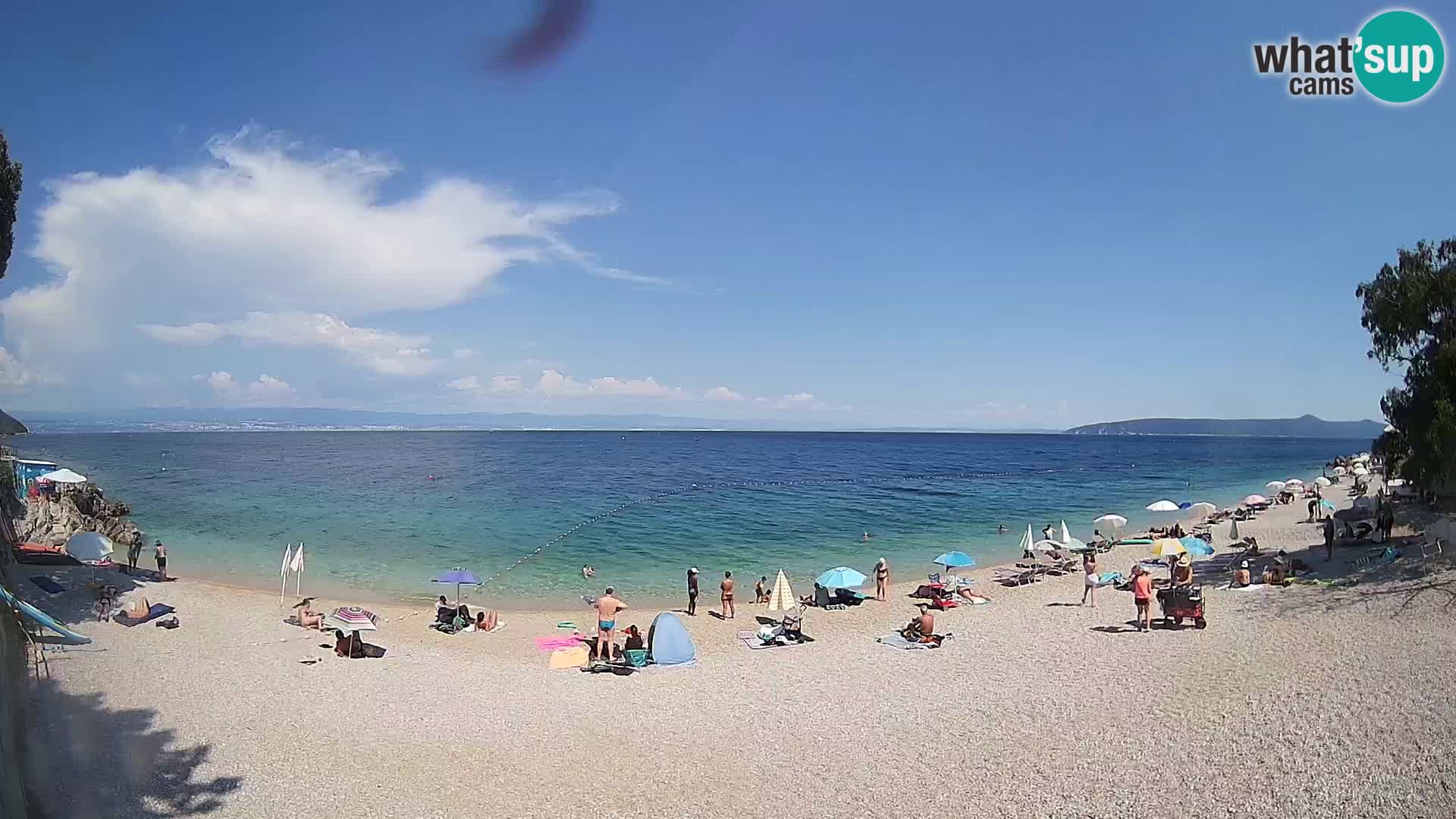 Spletna kamera plaža Sv. Ivan | Mošćenička Draga