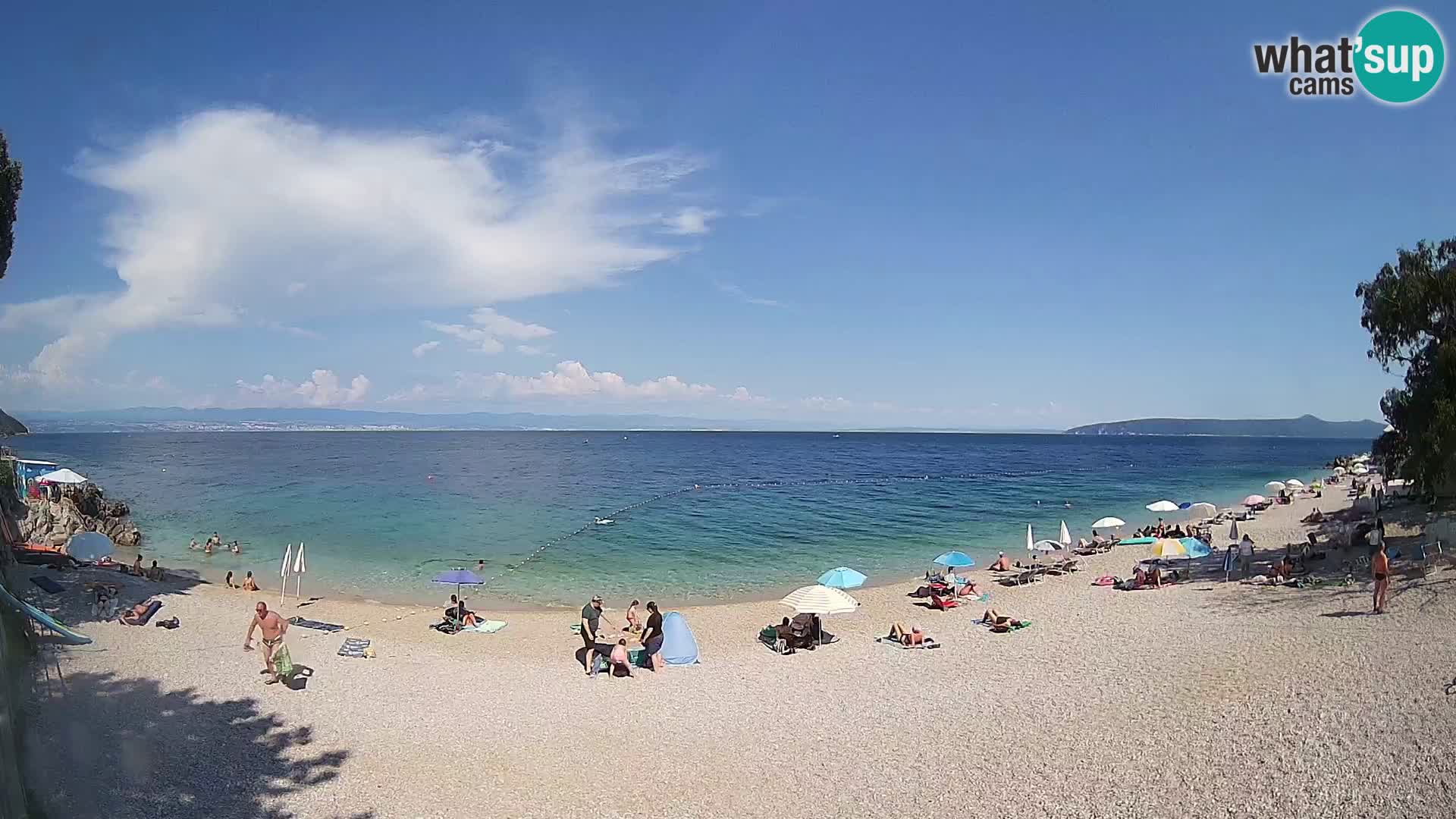 Webcam Sv. Ivan Strand | Mošćenička Draga