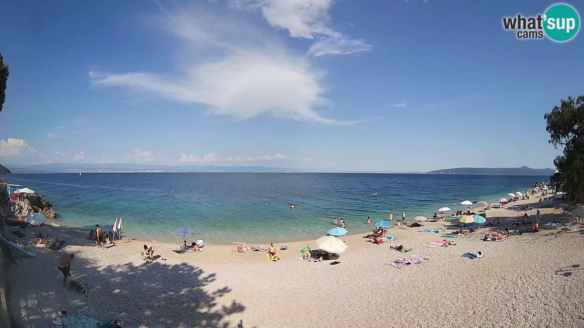 Livecam plage Sv. Ivan | Mošćenička Draga