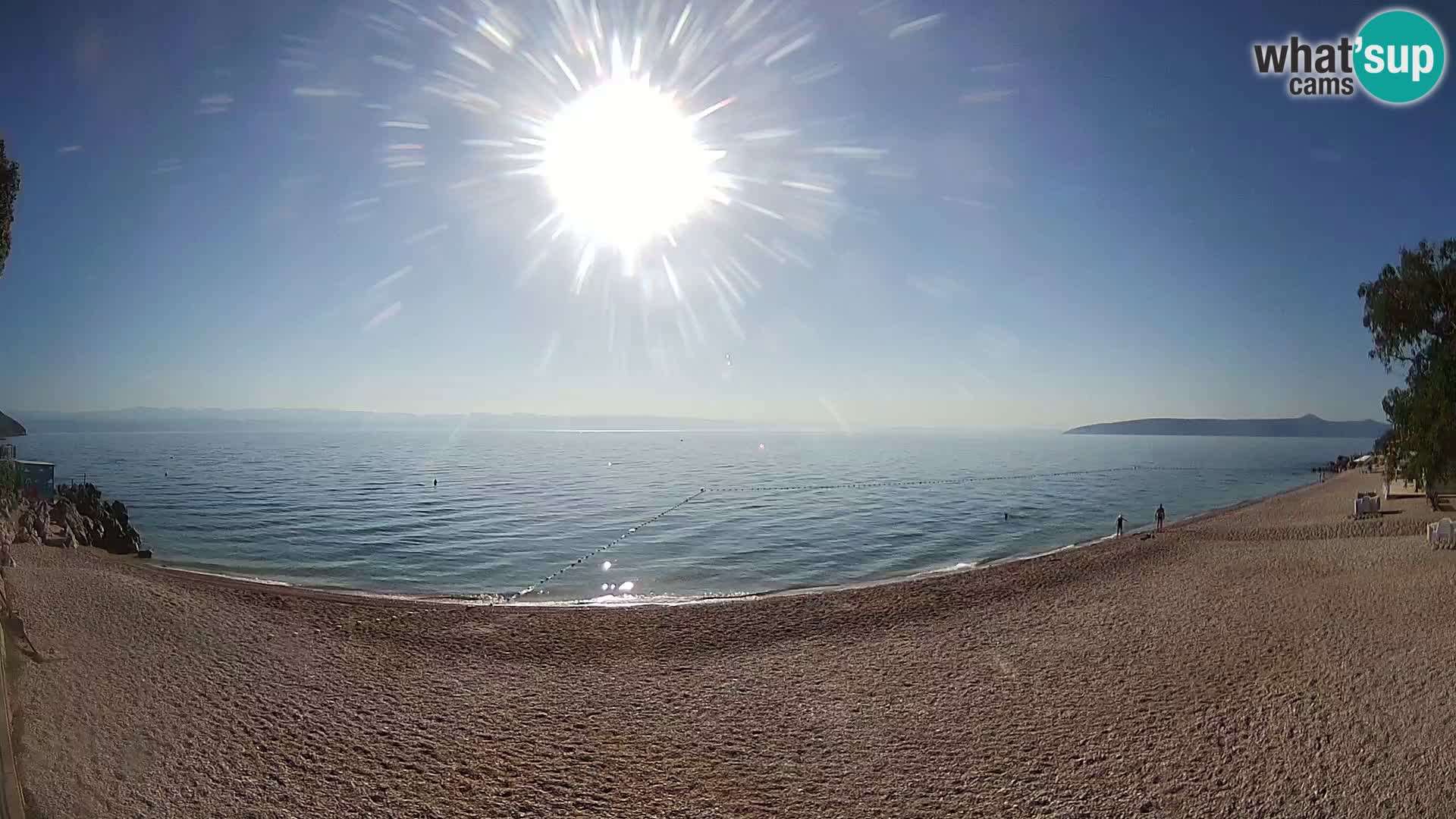 Webcam spiaggia Sv. Ivan | Draga di Moschiena