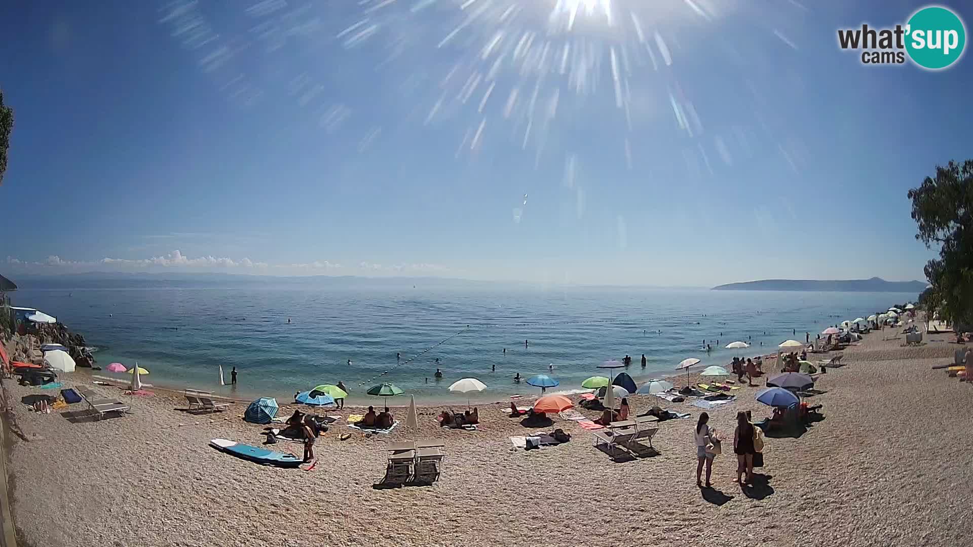 Webcam spiaggia Sv. Ivan | Draga di Moschiena