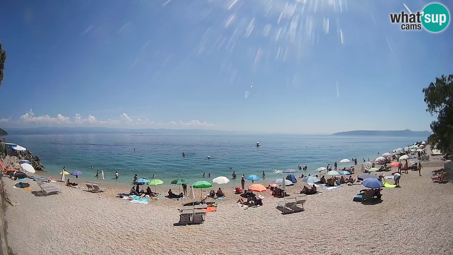 Livecam plage Sv. Ivan | Mošćenička Draga