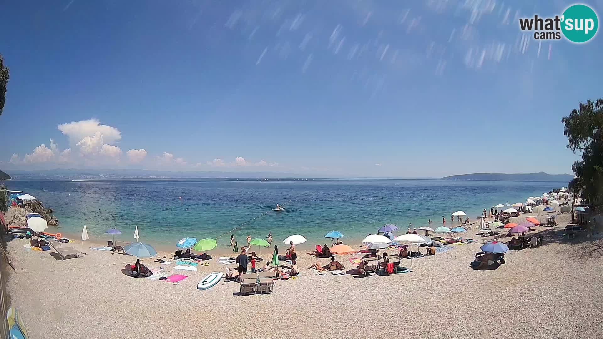 Spletna kamera plaža Sv. Ivan | Mošćenička Draga