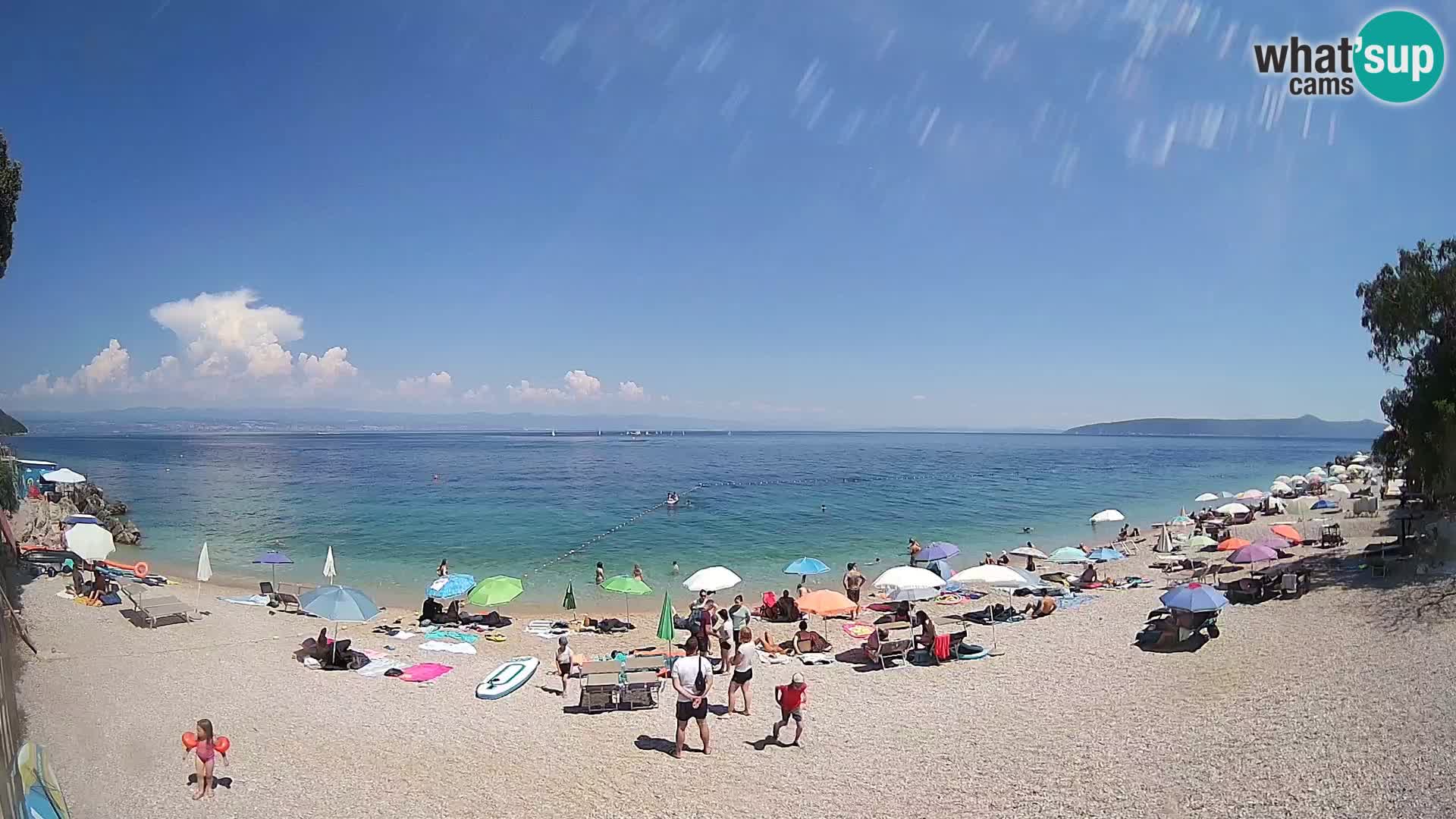 Livecam plage Sv. Ivan | Mošćenička Draga