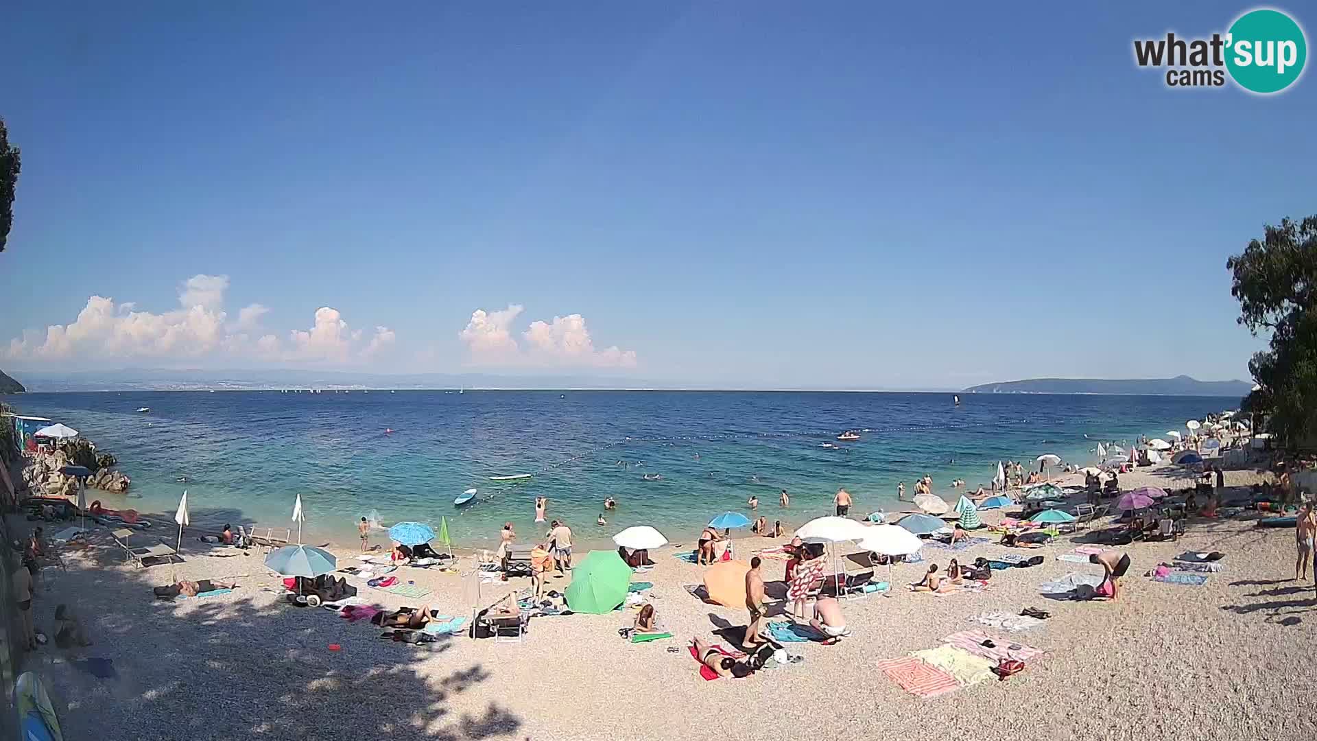 Livecam plage Sv. Ivan | Mošćenička Draga
