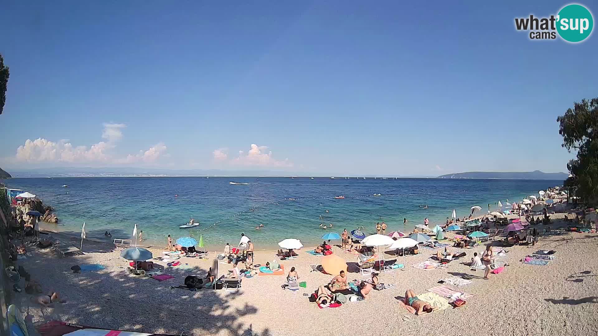 Livecam plage Sv. Ivan | Mošćenička Draga