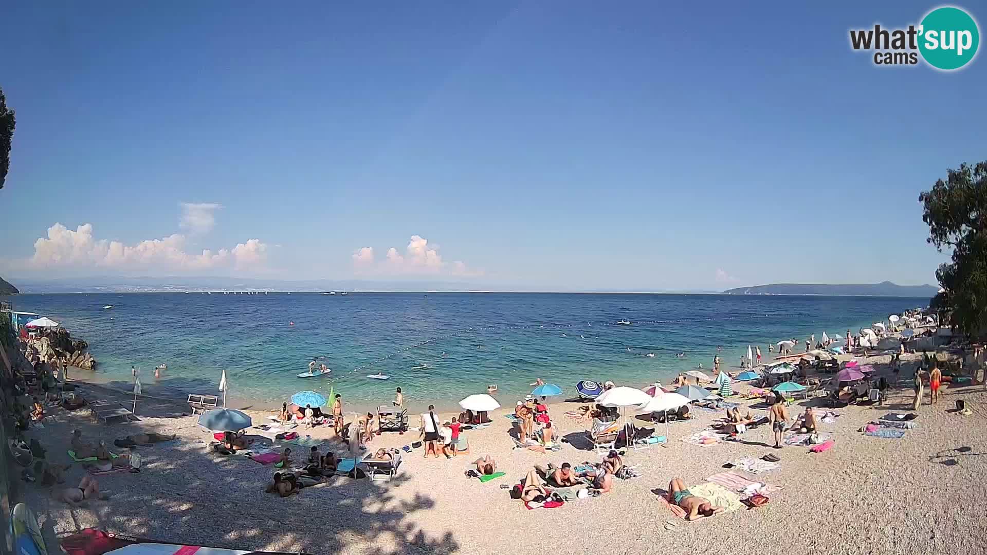 Spletna kamera plaža Sv. Ivan | Mošćenička Draga