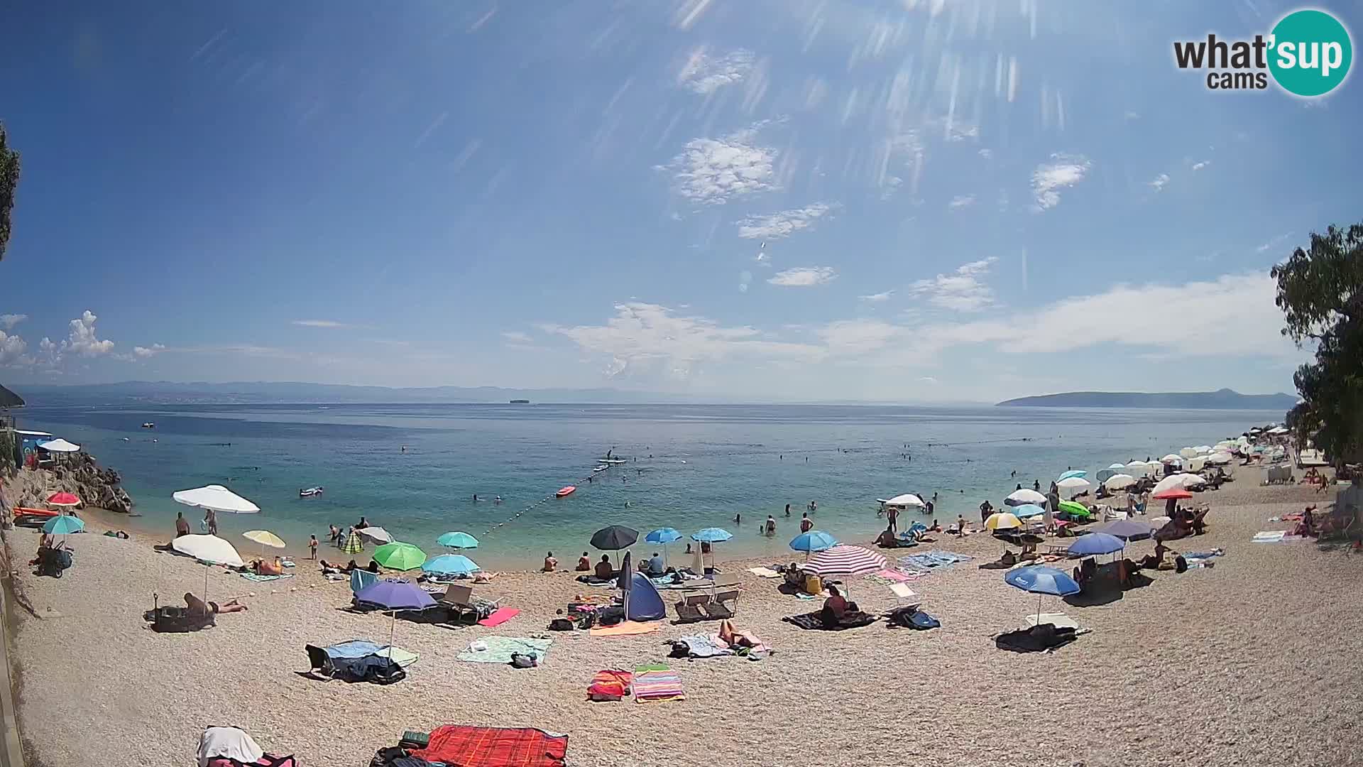 Webcam Sv. Ivan beach | Mošćenička Draga